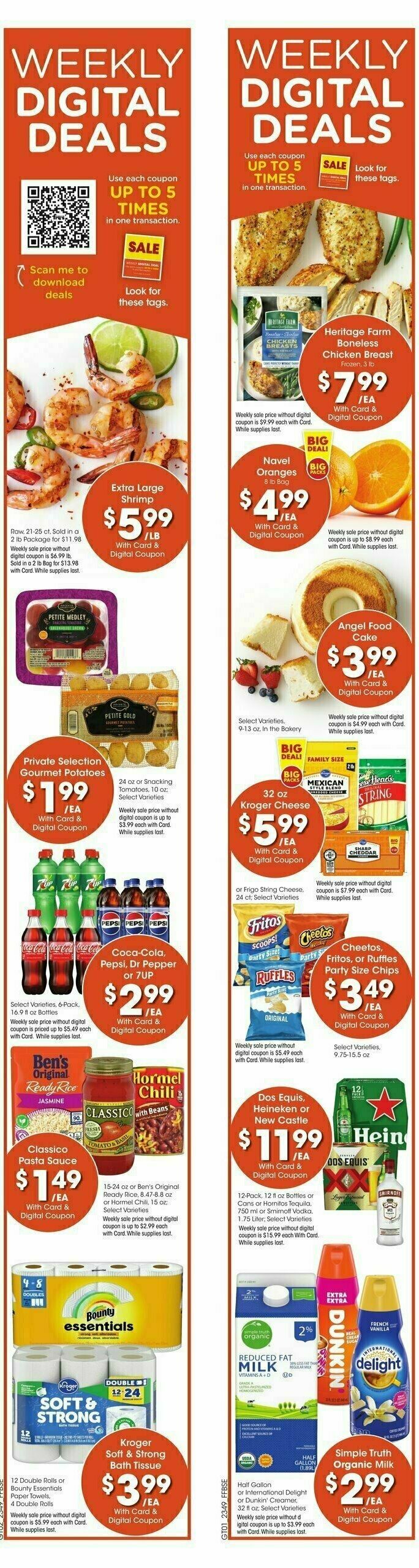 Fry's Food Weekly Ad from January 3