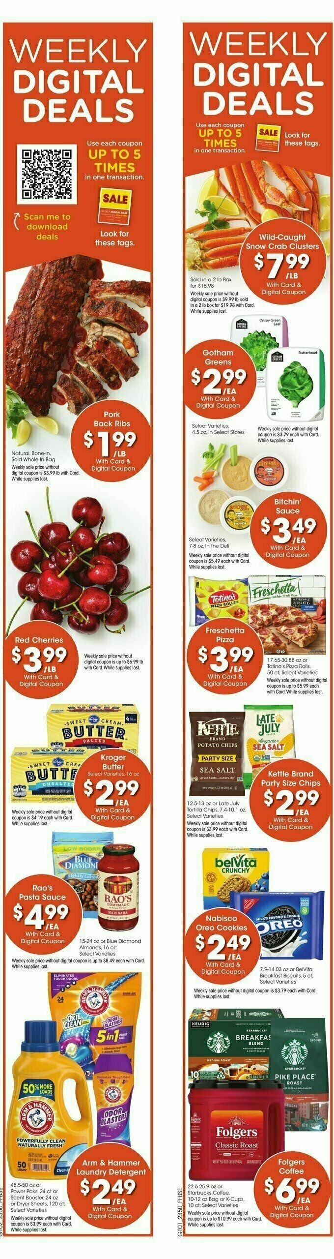 Fry's Food Weekly Ad from January 10