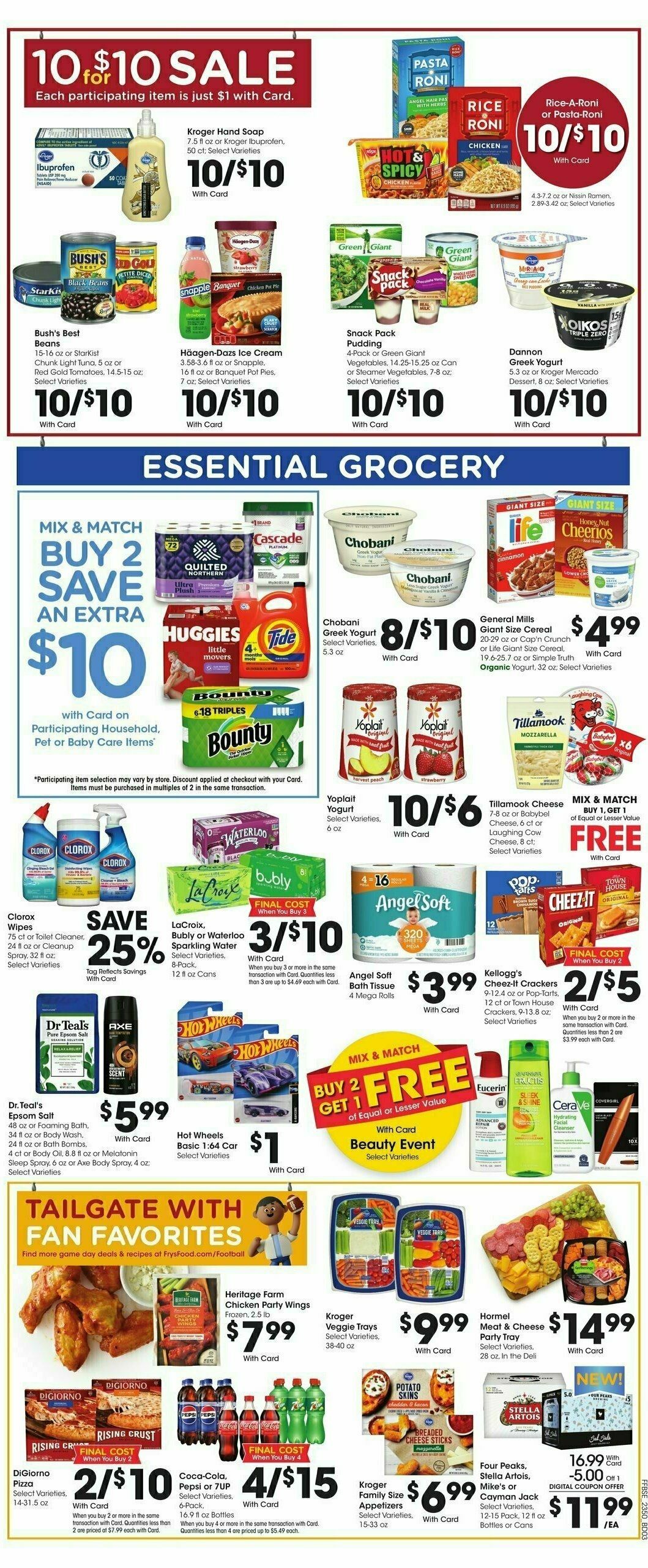 Fry's Food Weekly Ad from January 10