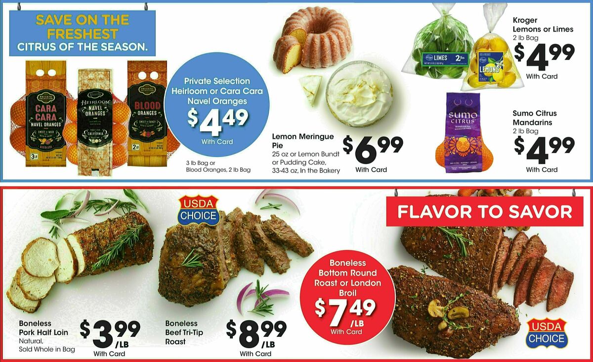 Fry's Food Weekly Ad from January 10