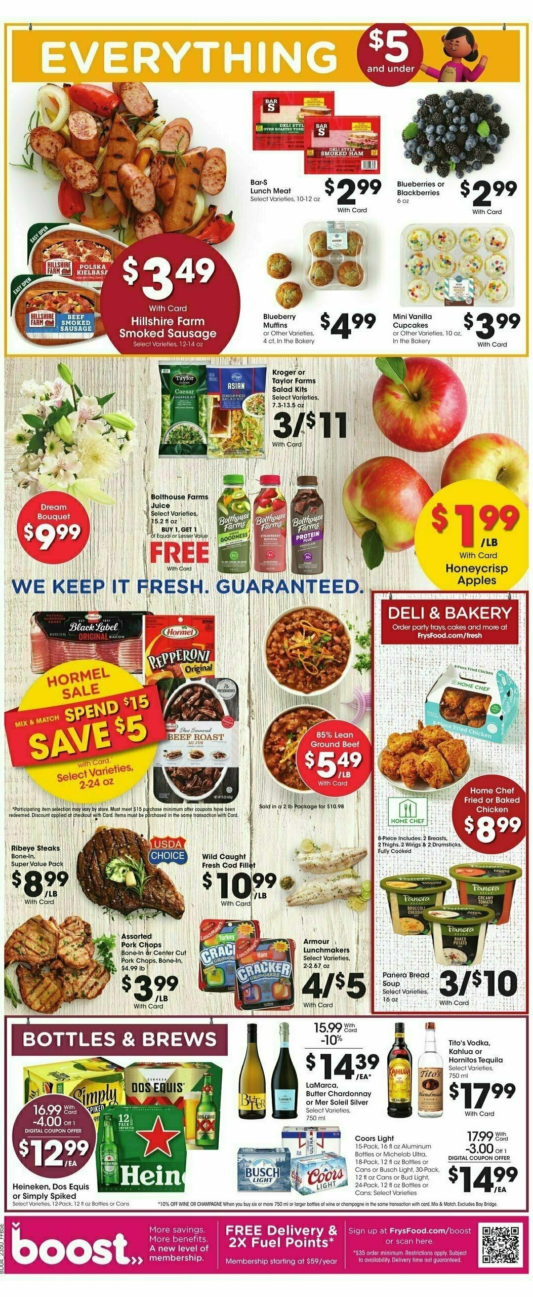 Fry's Food Weekly Ad from January 10