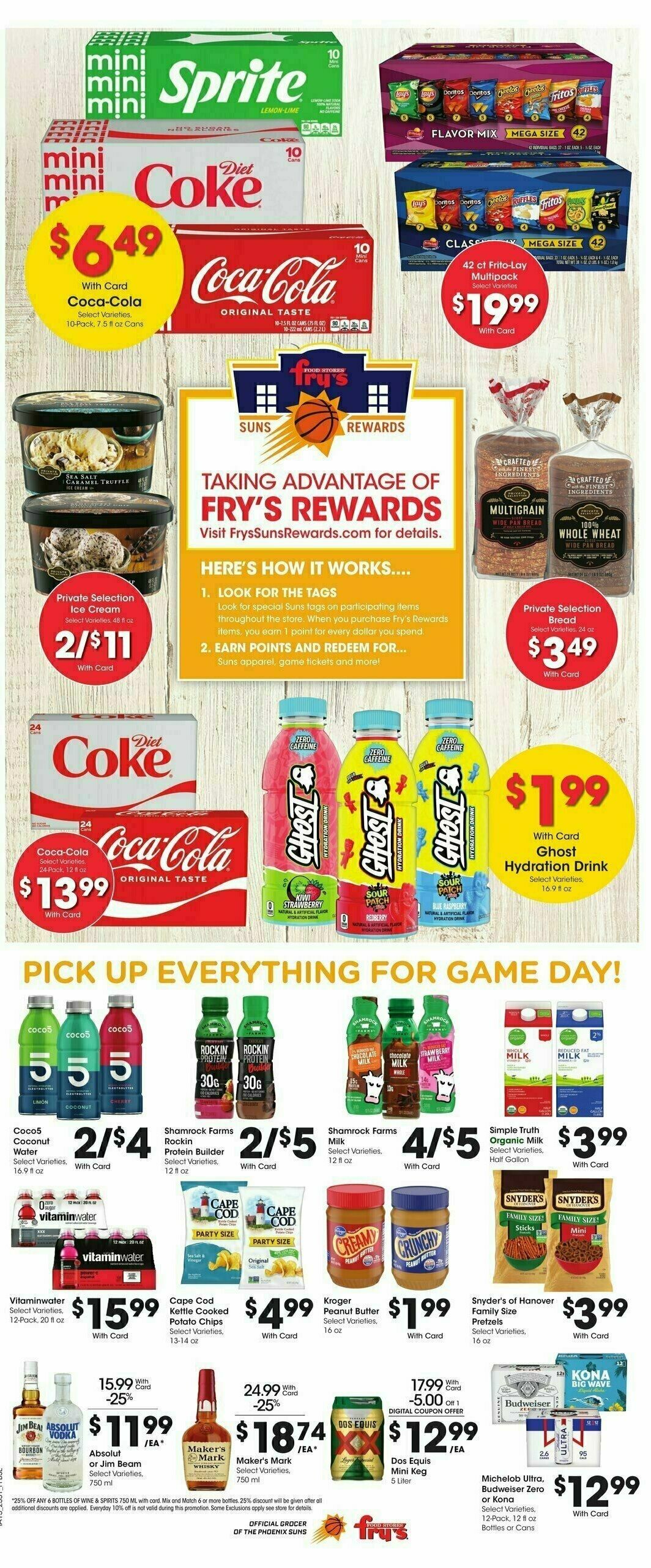 Fry's Food Weekly Ad from January 17