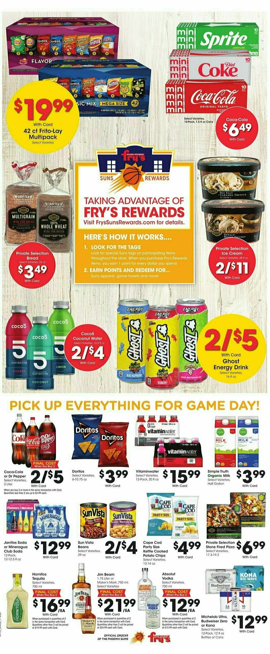 Fry's Food Weekly Ad from January 24