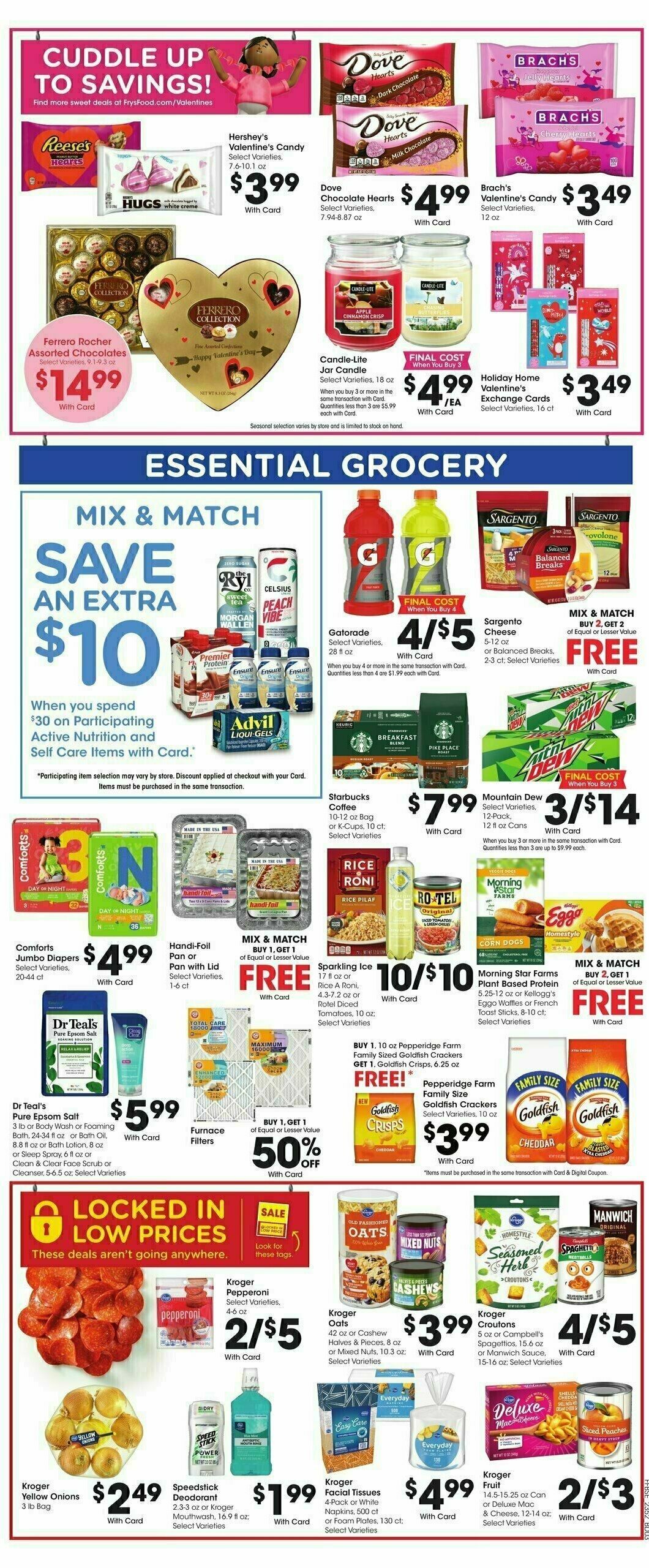 Fry's Food Weekly Ad from January 24