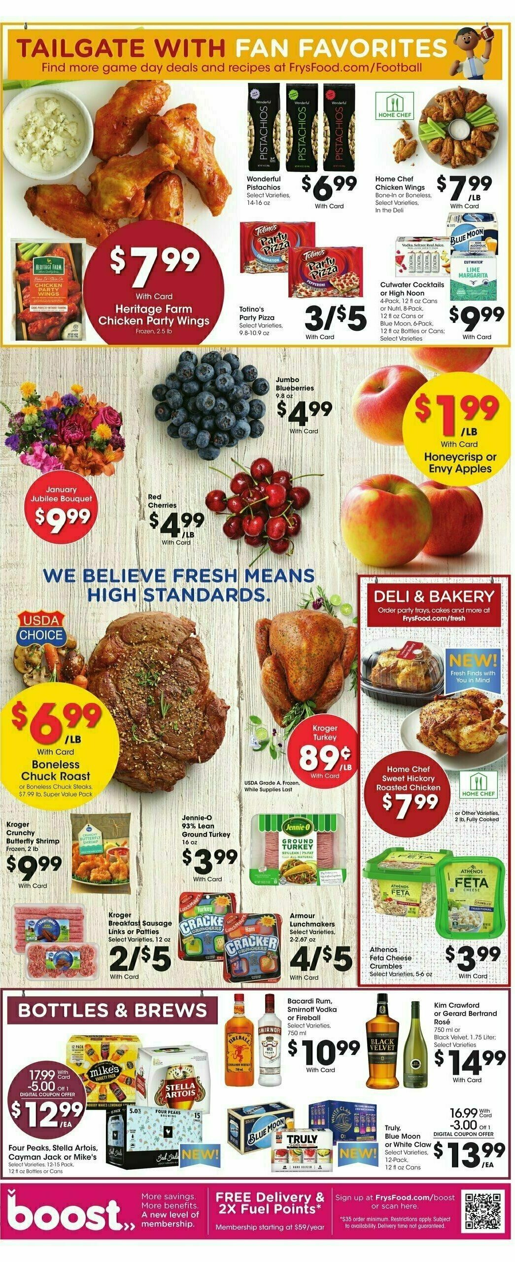 Fry's Food Weekly Ad from January 24