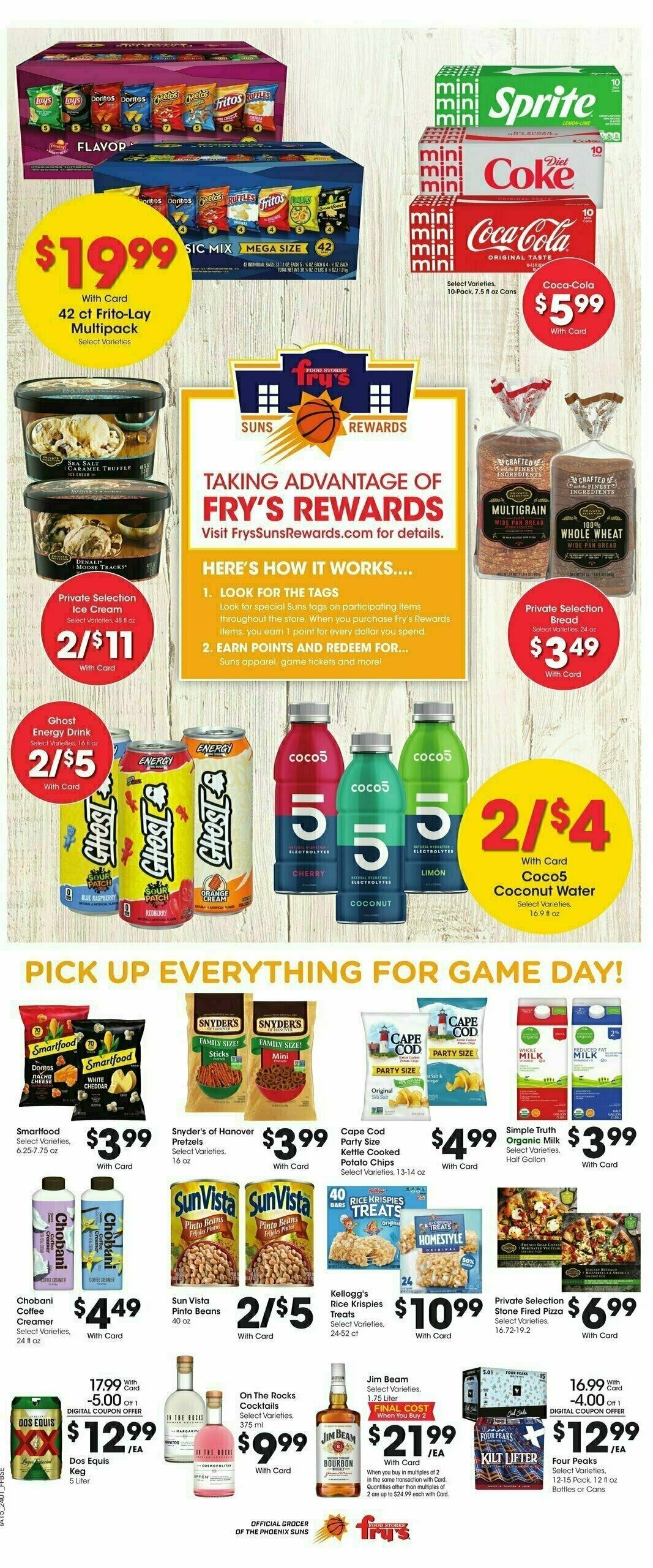 Fry's Food Weekly Ad from February 7