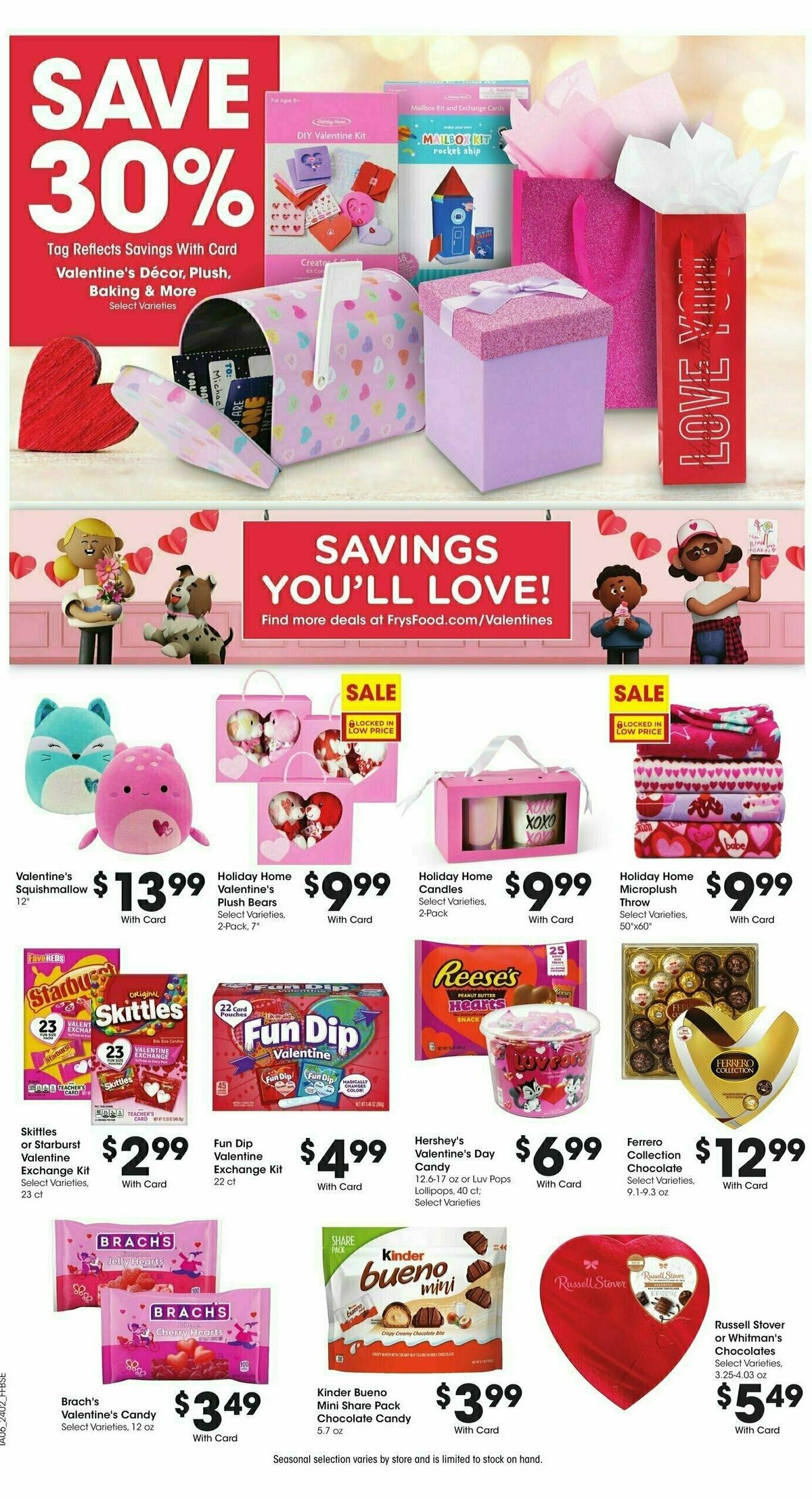 Fry's Food Weekly Ad from February 14