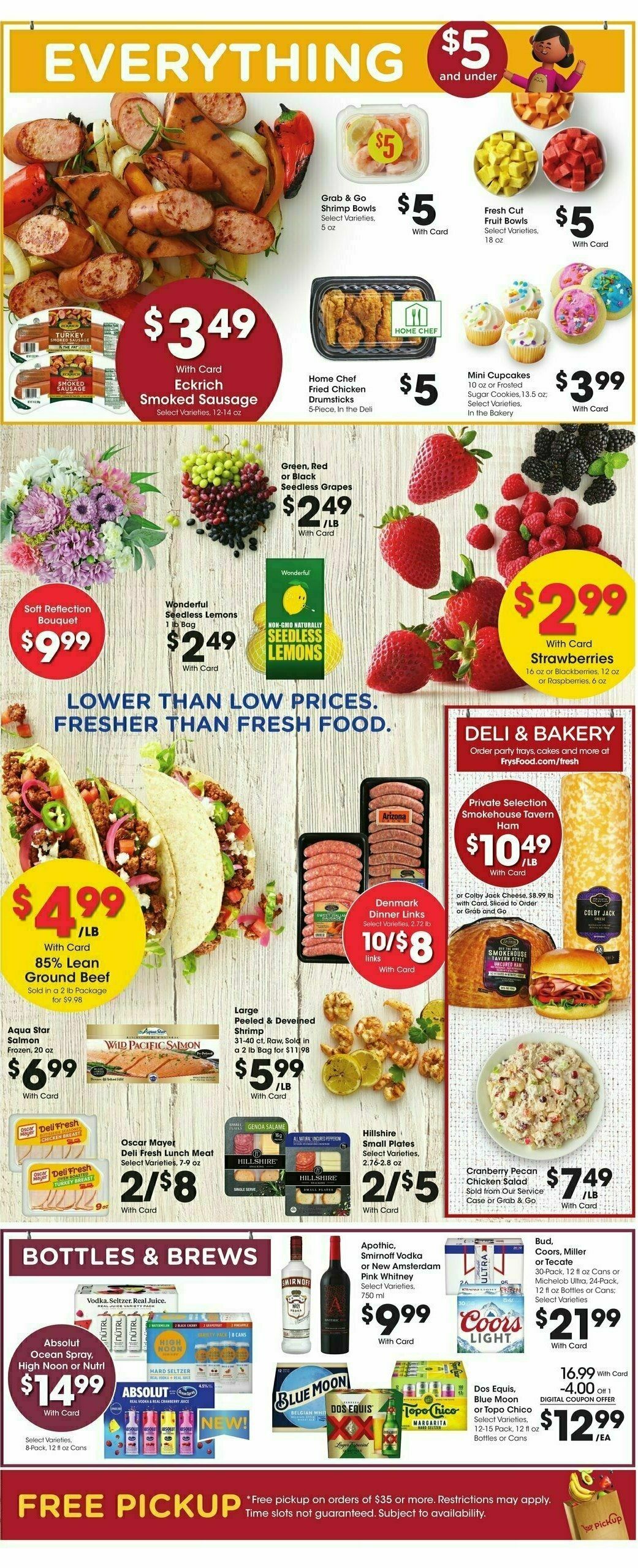 Fry's Food Weekly Ad from February 21