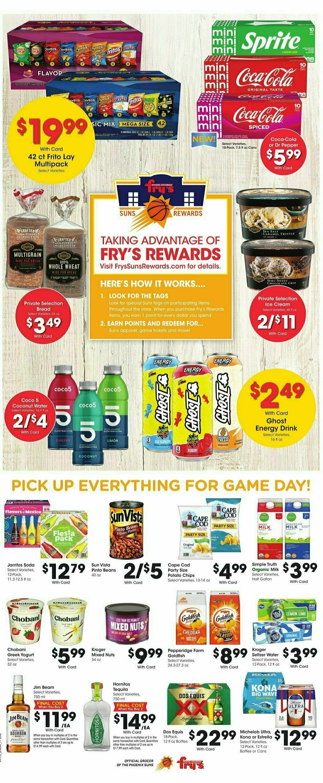 Fry's Food Weekly Ad from February 28