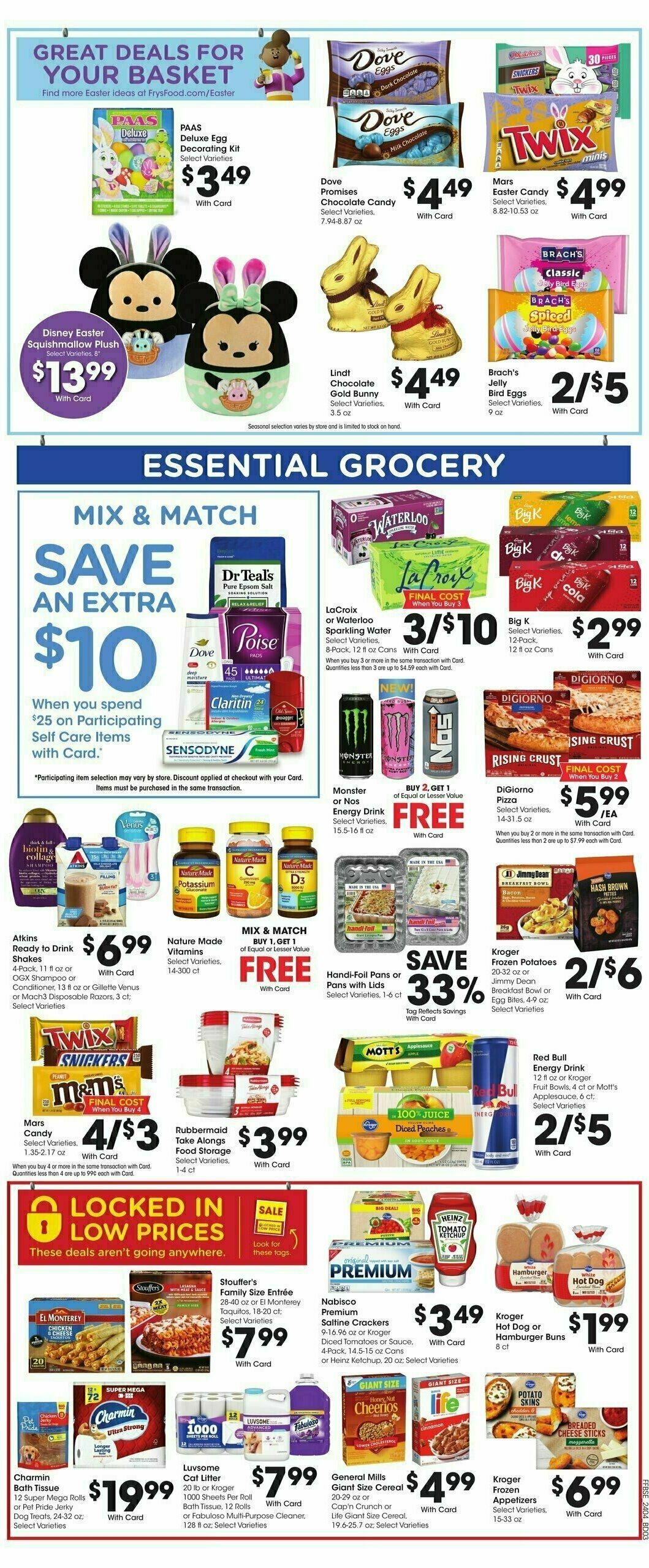 Fry's Food Weekly Ad from February 28