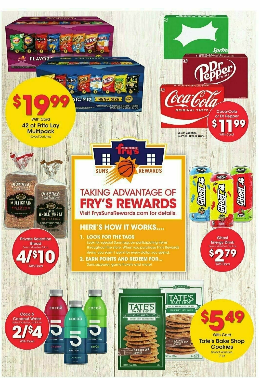 Fry's Food Weekly Ad from March 27