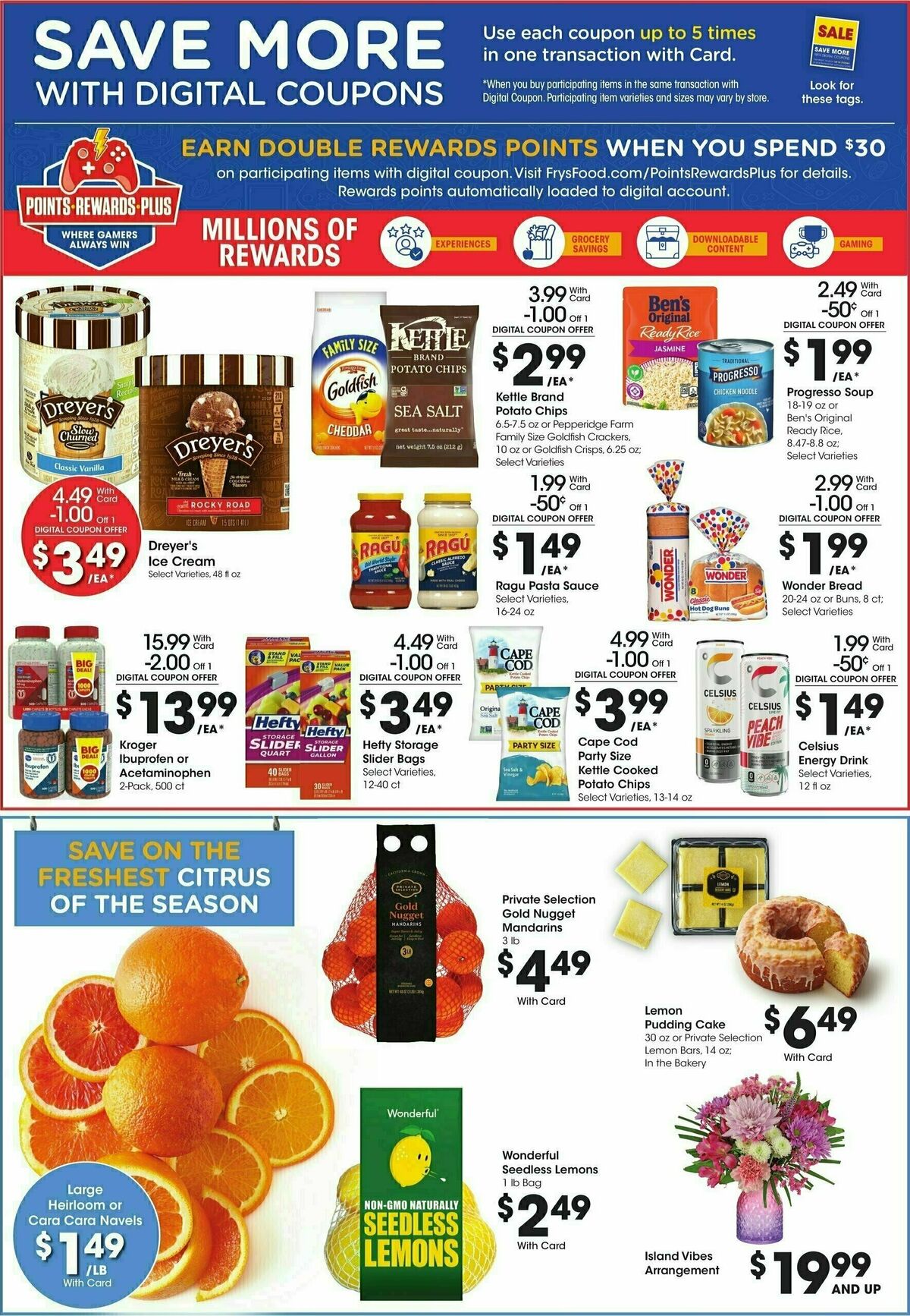 Fry's Food Weekly Ad from April 3