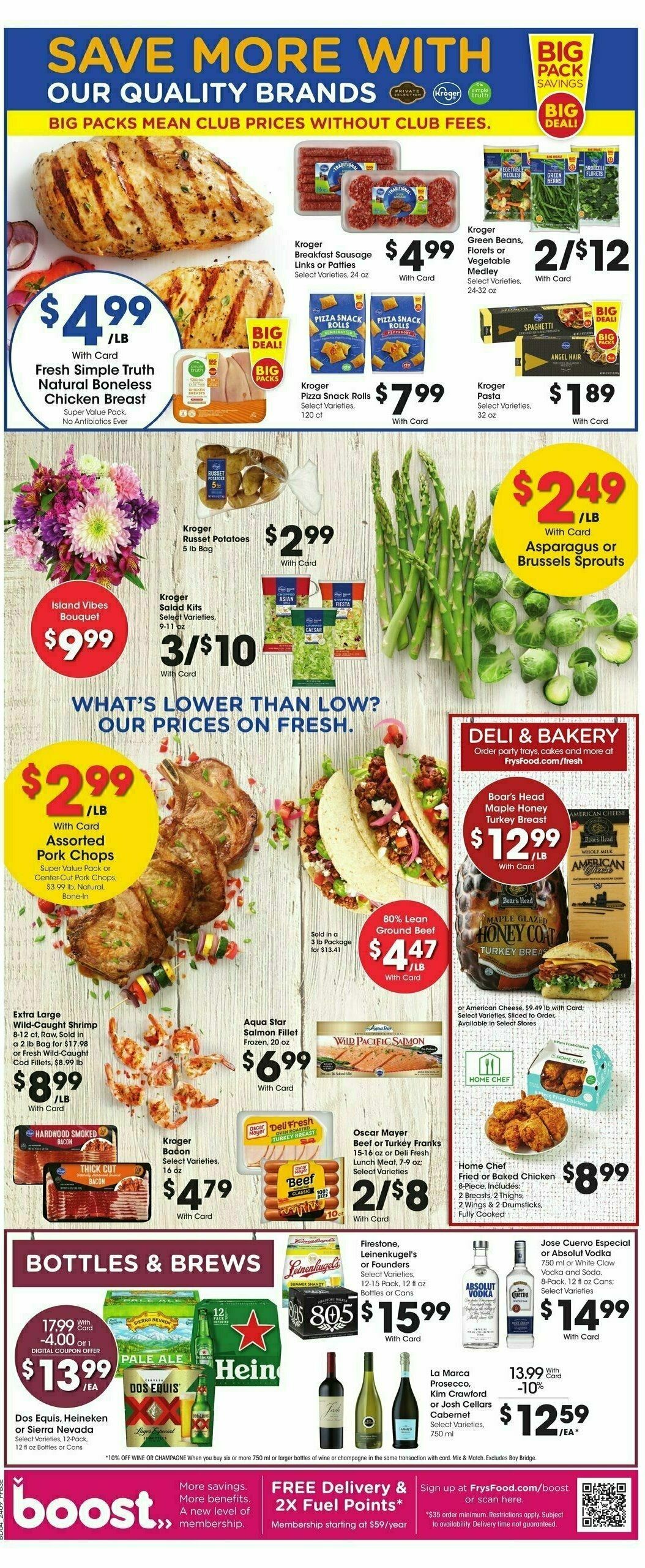 Fry's Food Weekly Ad from April 3