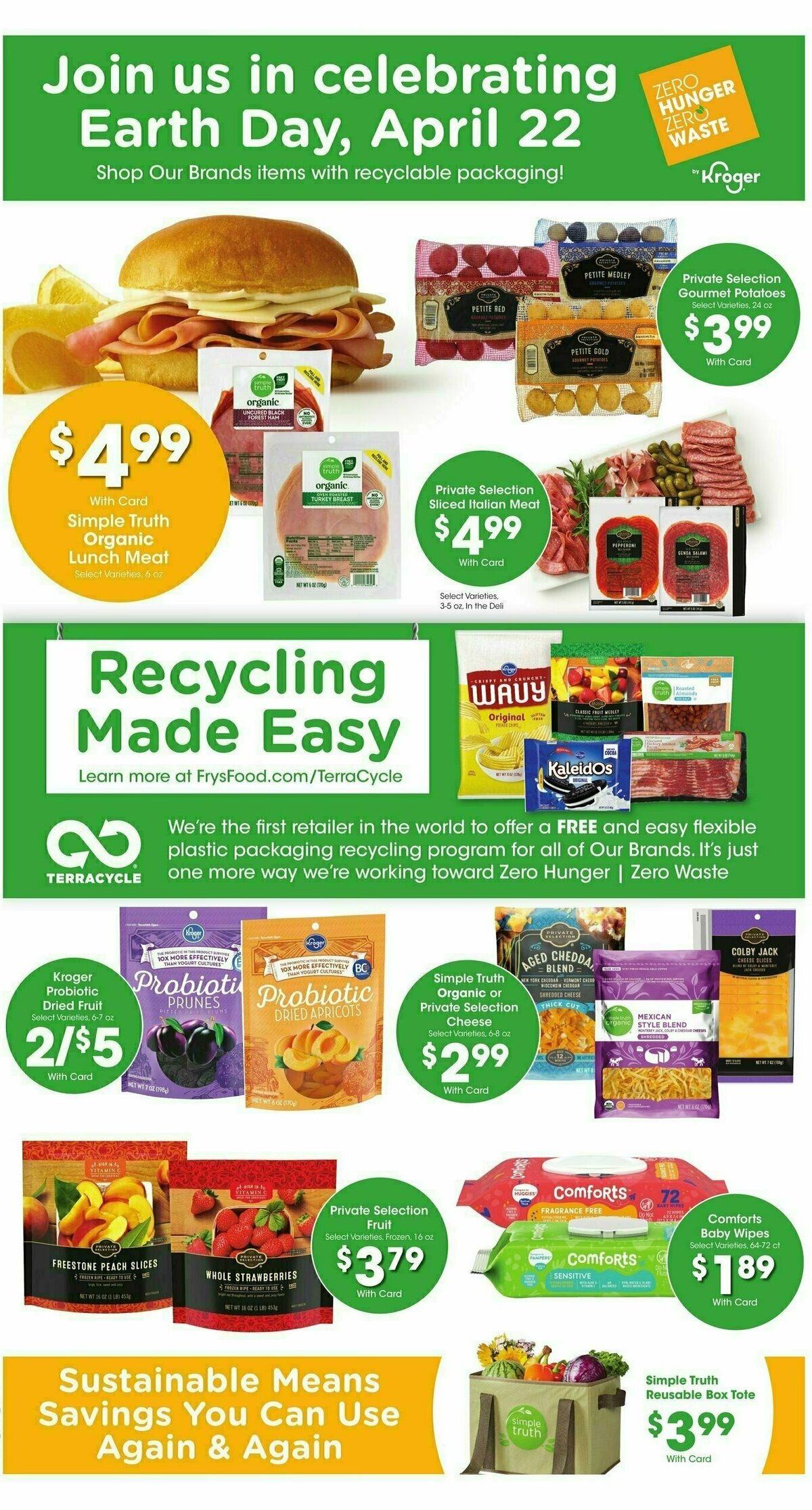 Fry's Food Weekly Ad from April 17