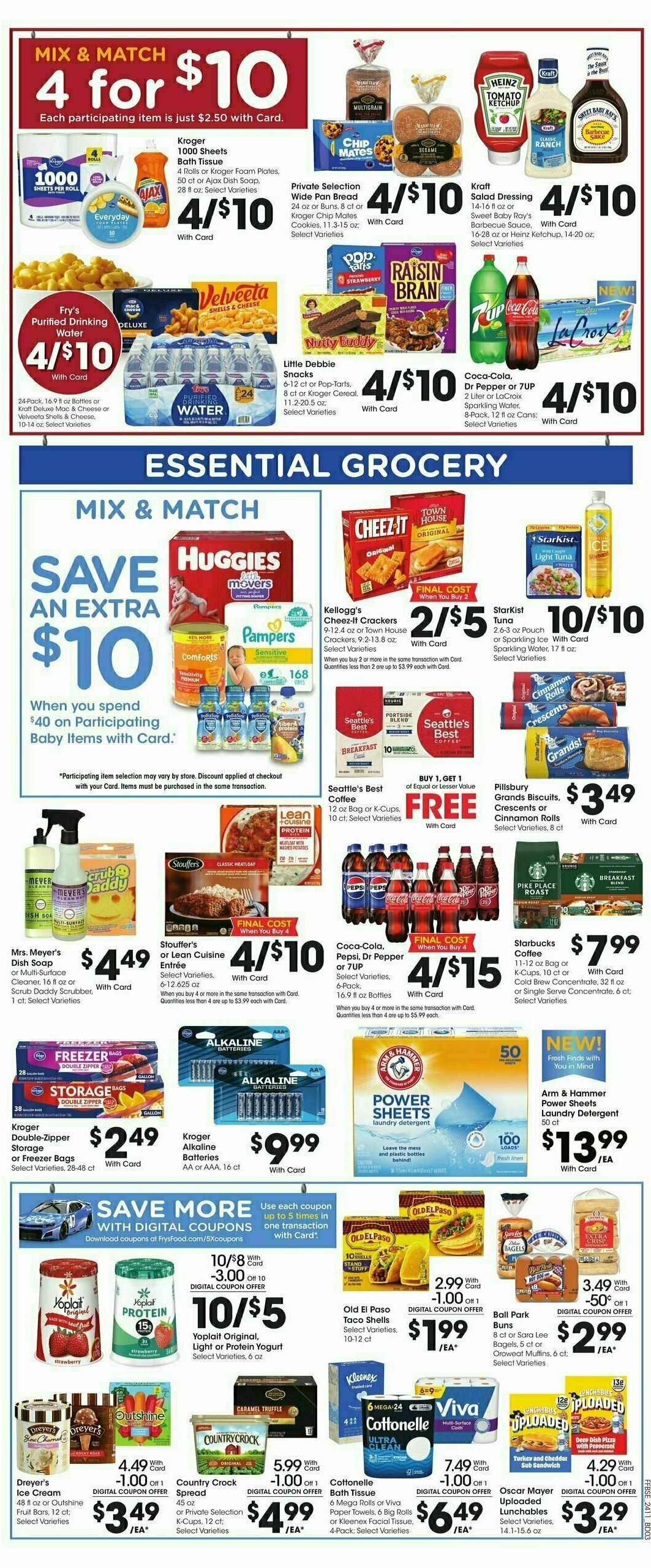 Fry's Food Weekly Ad from April 17