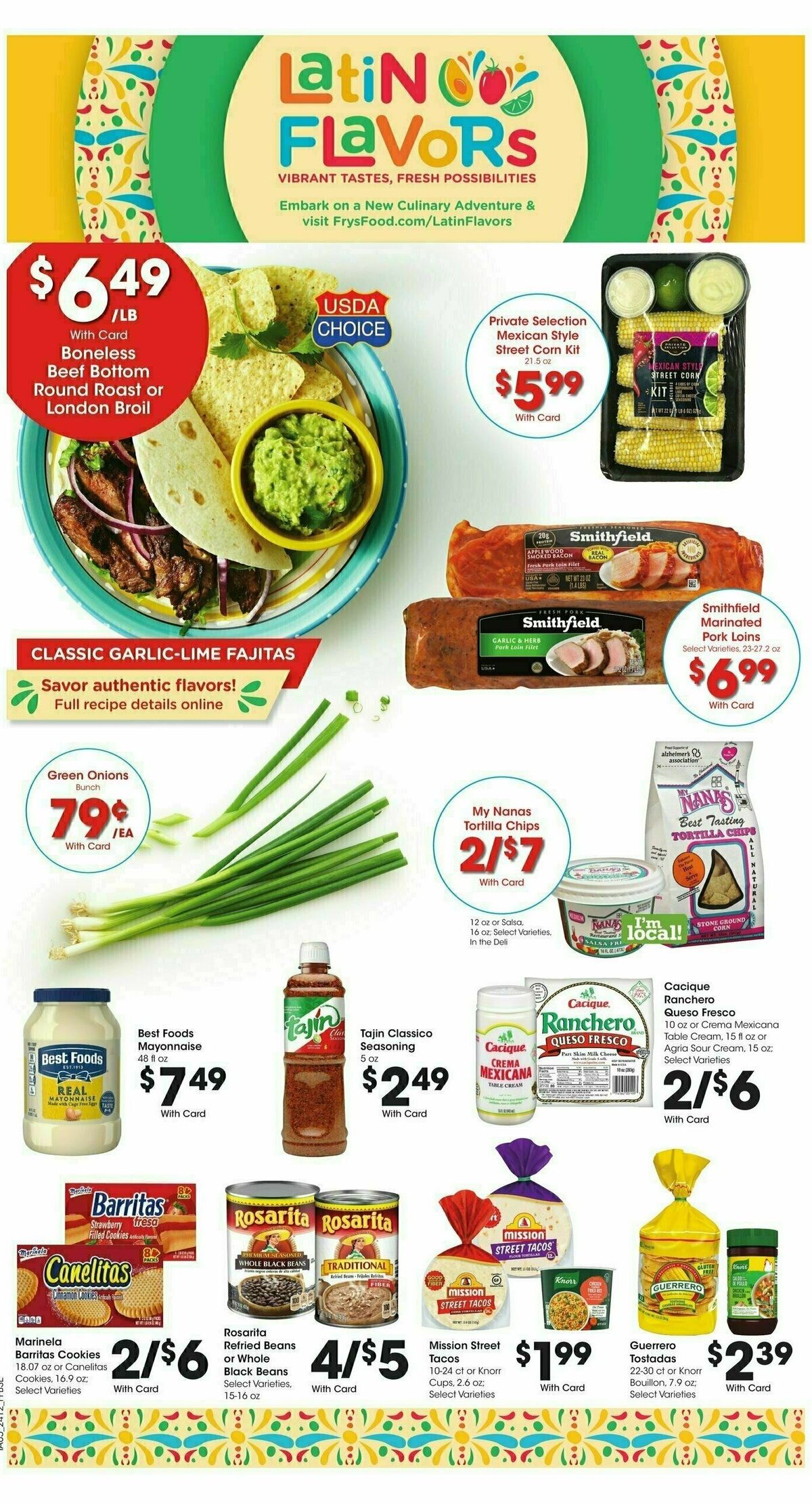 Fry's Food Weekly Ad from April 24