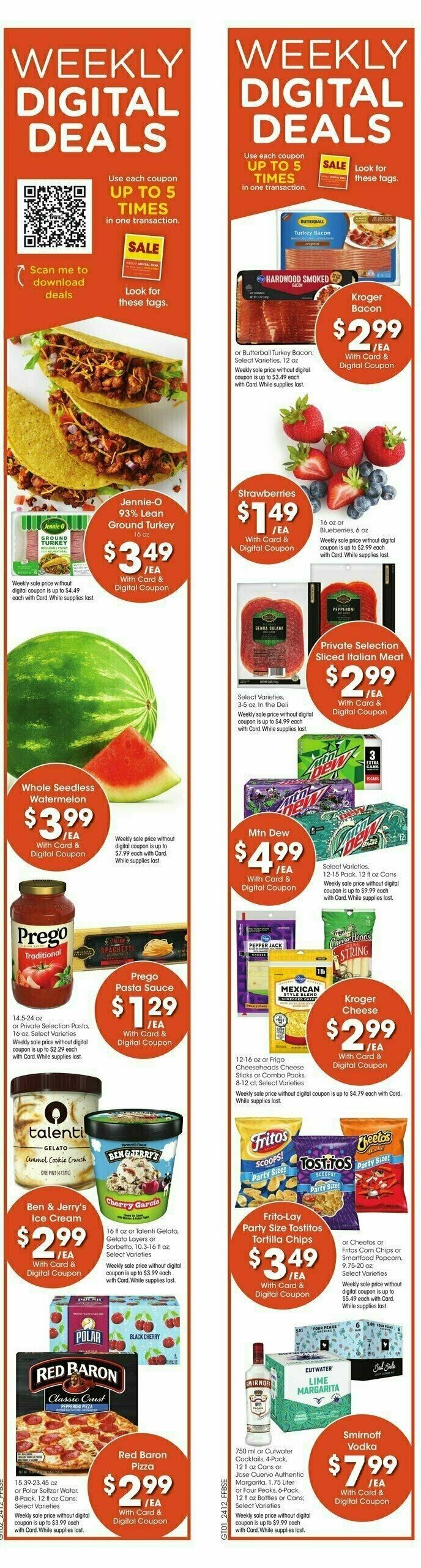 Fry's Food Weekly Ad from April 24