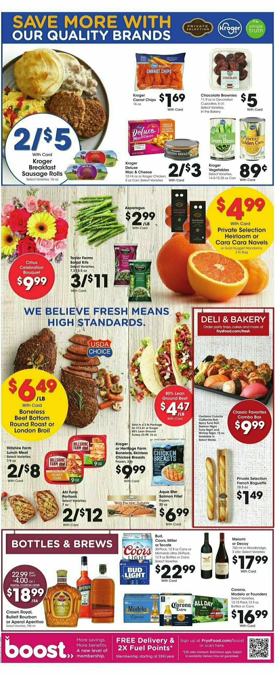 Fry's Food Weekly Ad from April 24