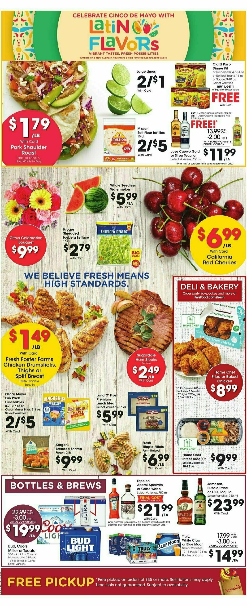 Fry's Food Weekly Ad from May 1