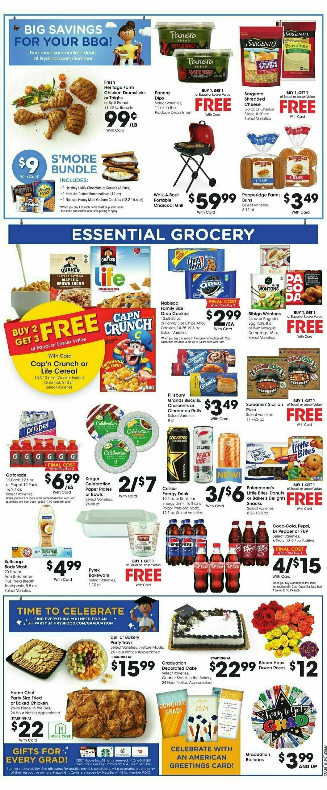 Fry's Food Weekly Ad from May 15