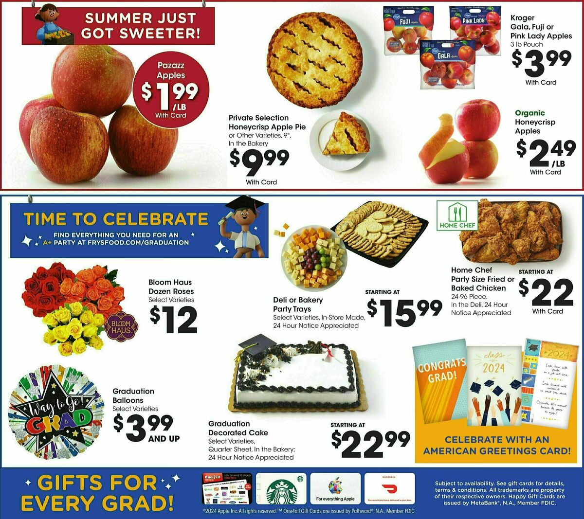 Fry's Food Weekly Ad from May 22