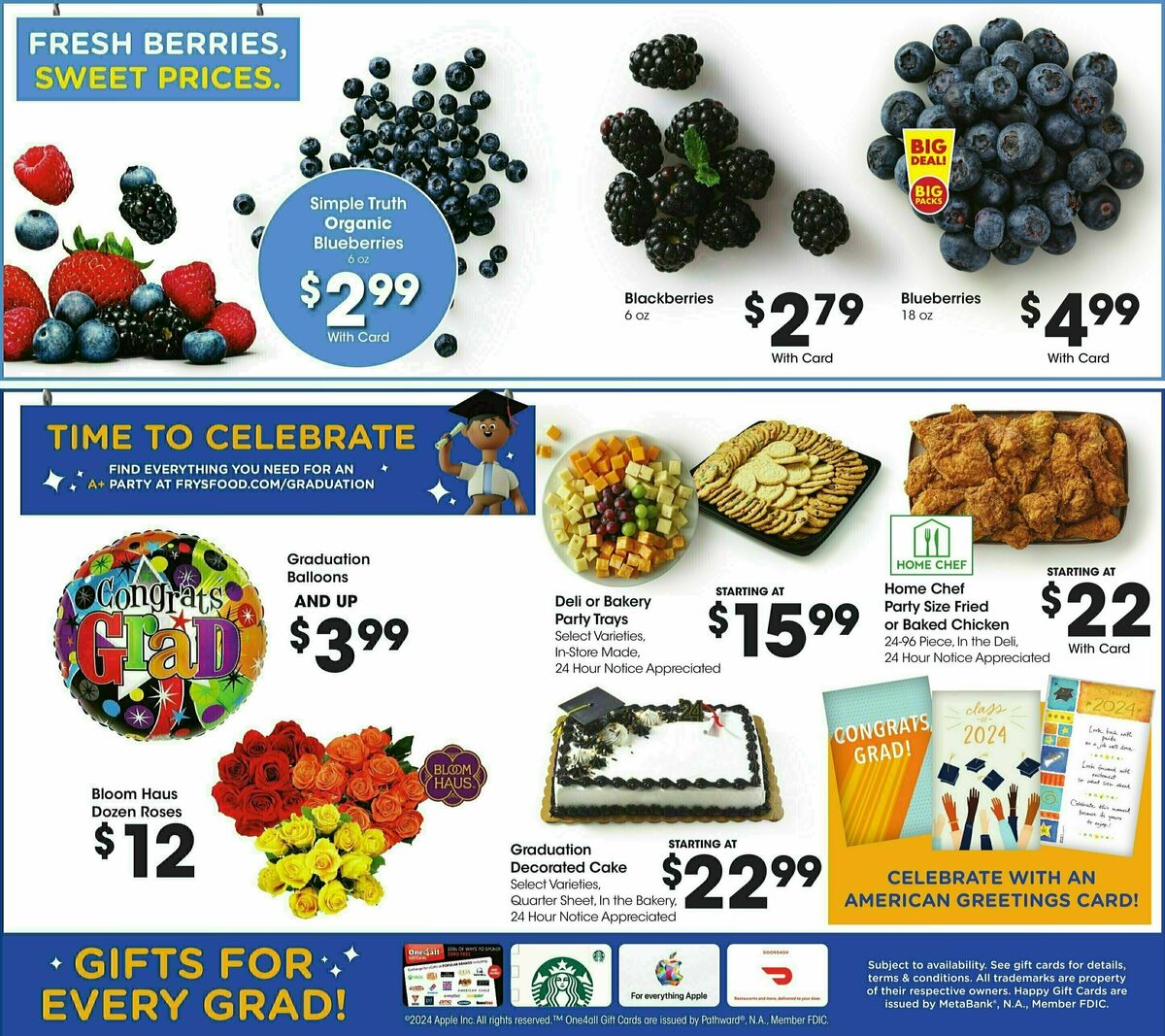 Fry's Food Weekly Ad from May 29