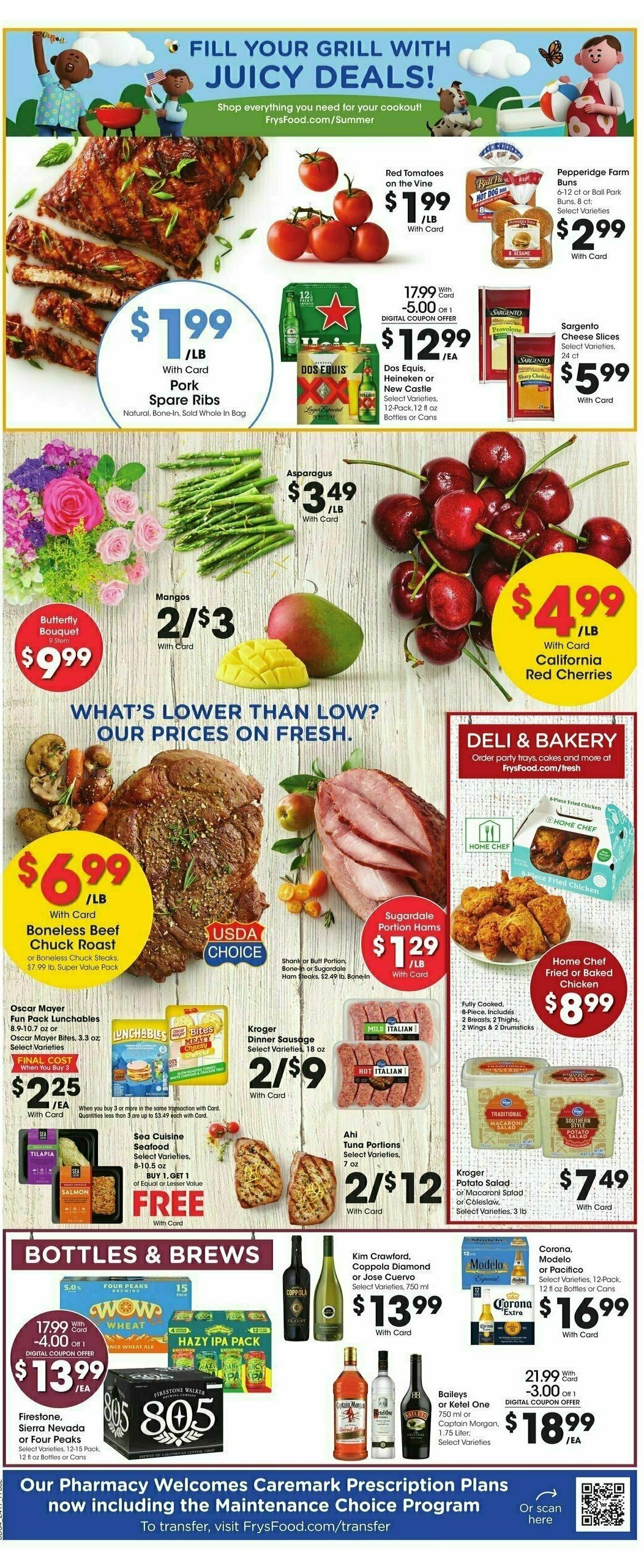 Fry's Food Weekly Ad from May 29