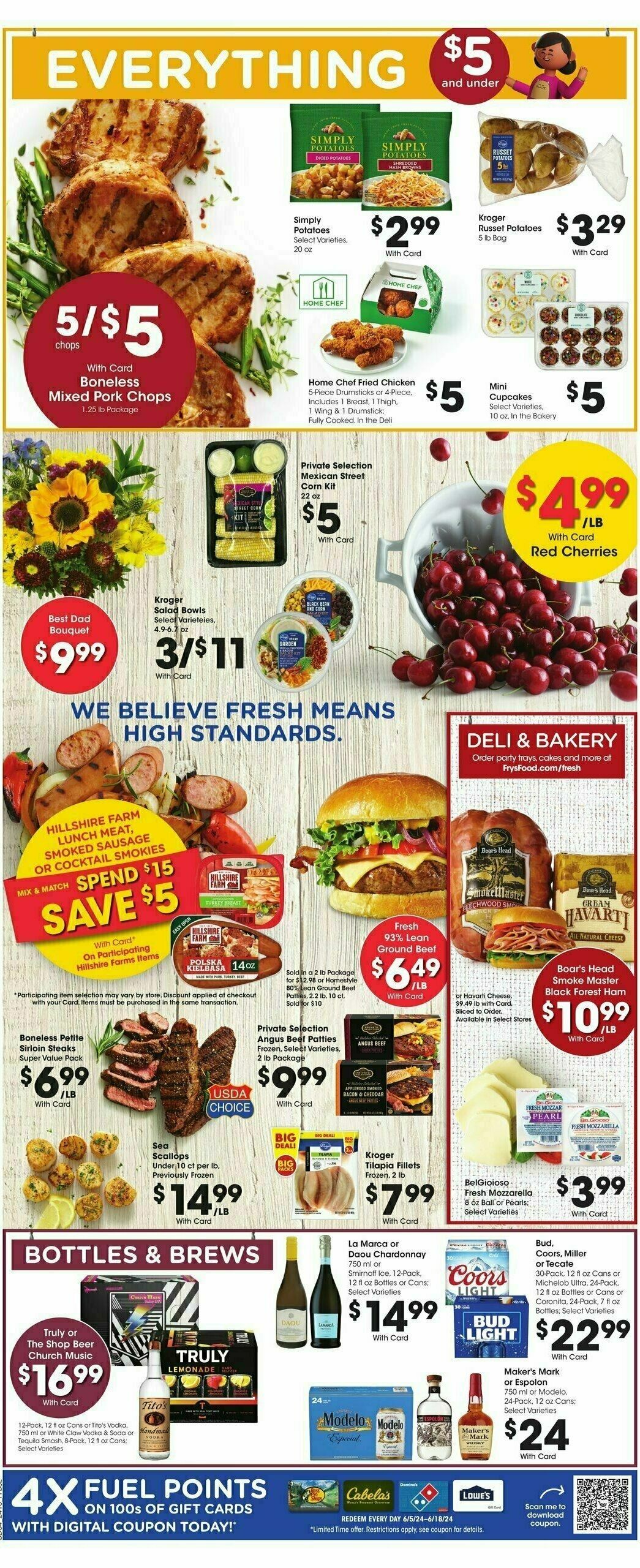 Fry's Food Weekly Ad from June 5