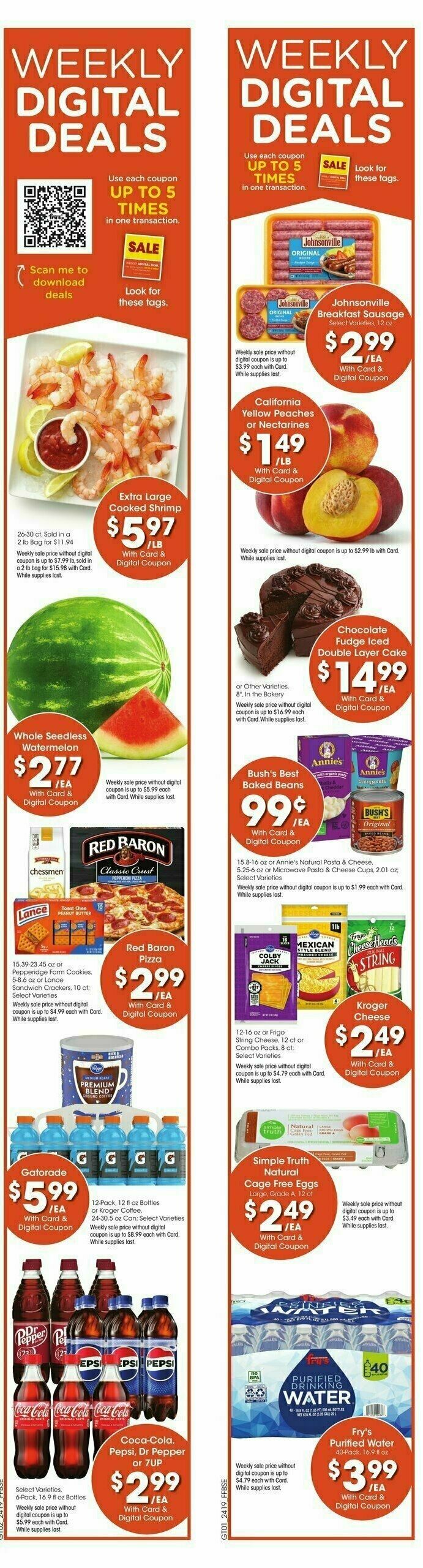 Fry's Food Weekly Ad from June 12