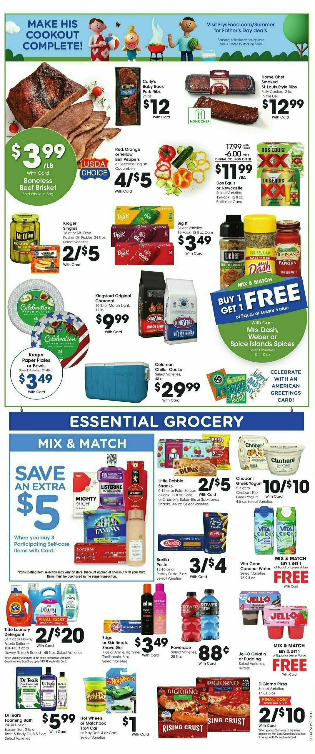 Fry's Food Weekly Ad from June 12