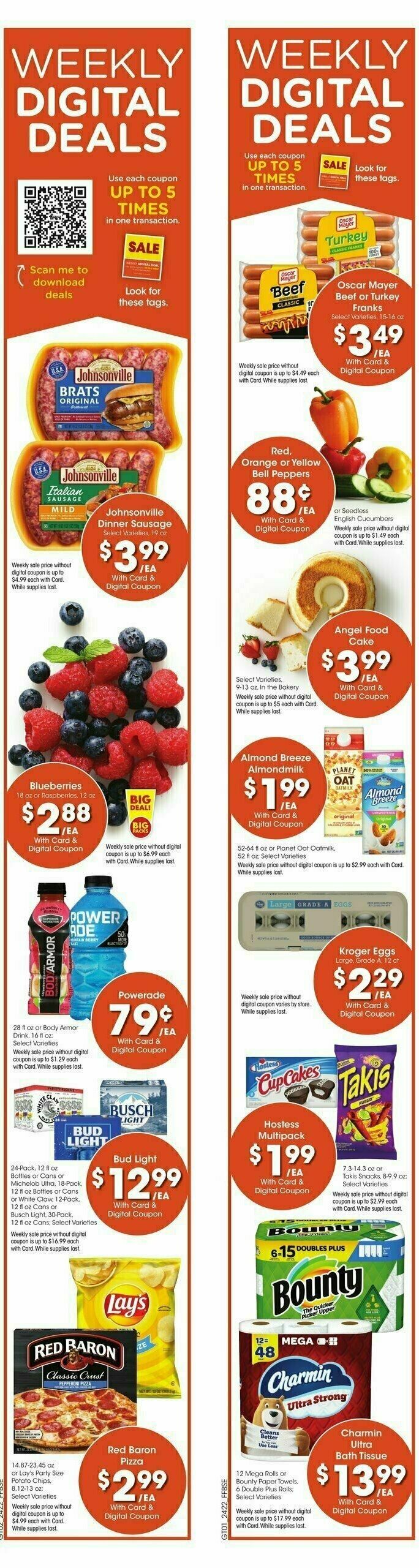 Fry's Food Weekly Ad from July 5