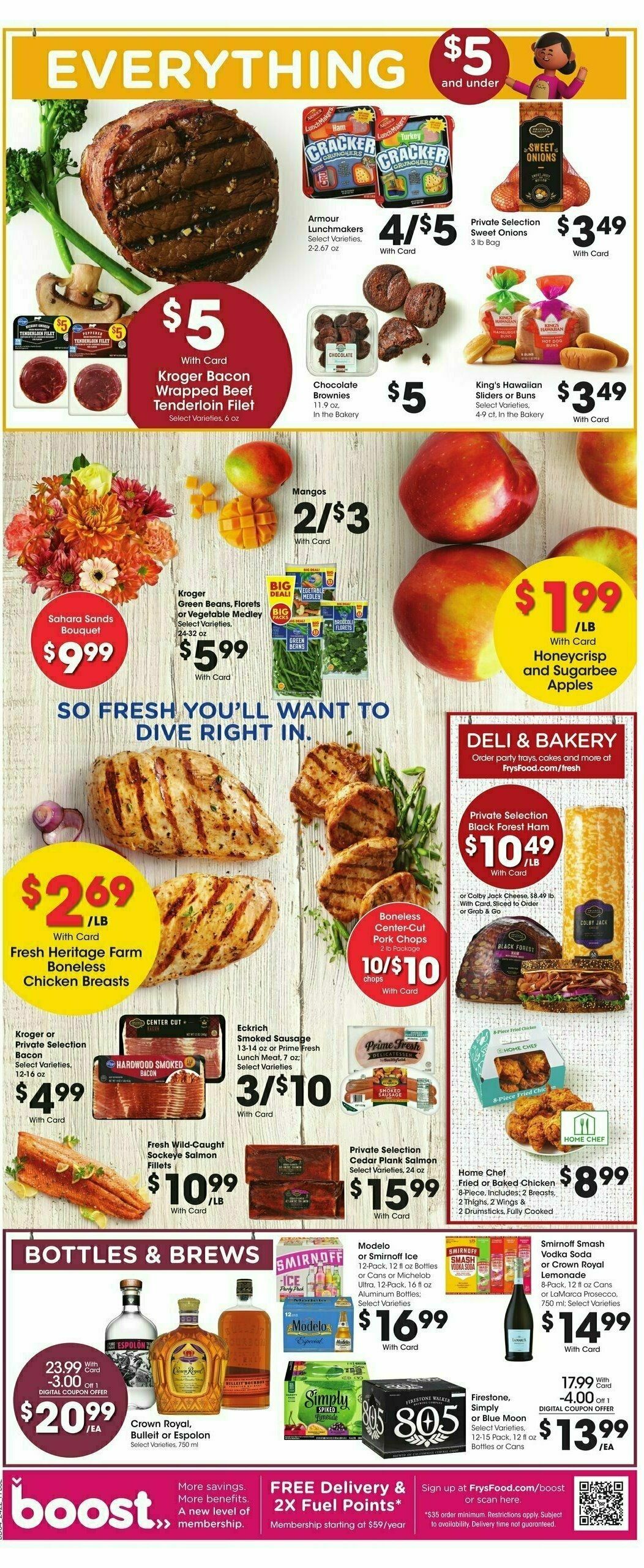 Fry's Food Weekly Ad from July 5