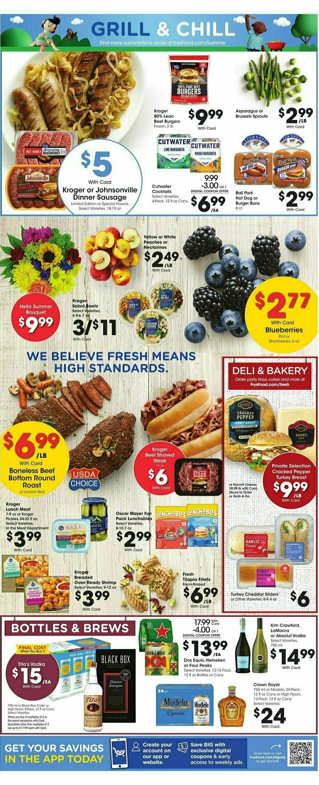 Fry's Food Weekly Ad from July 17