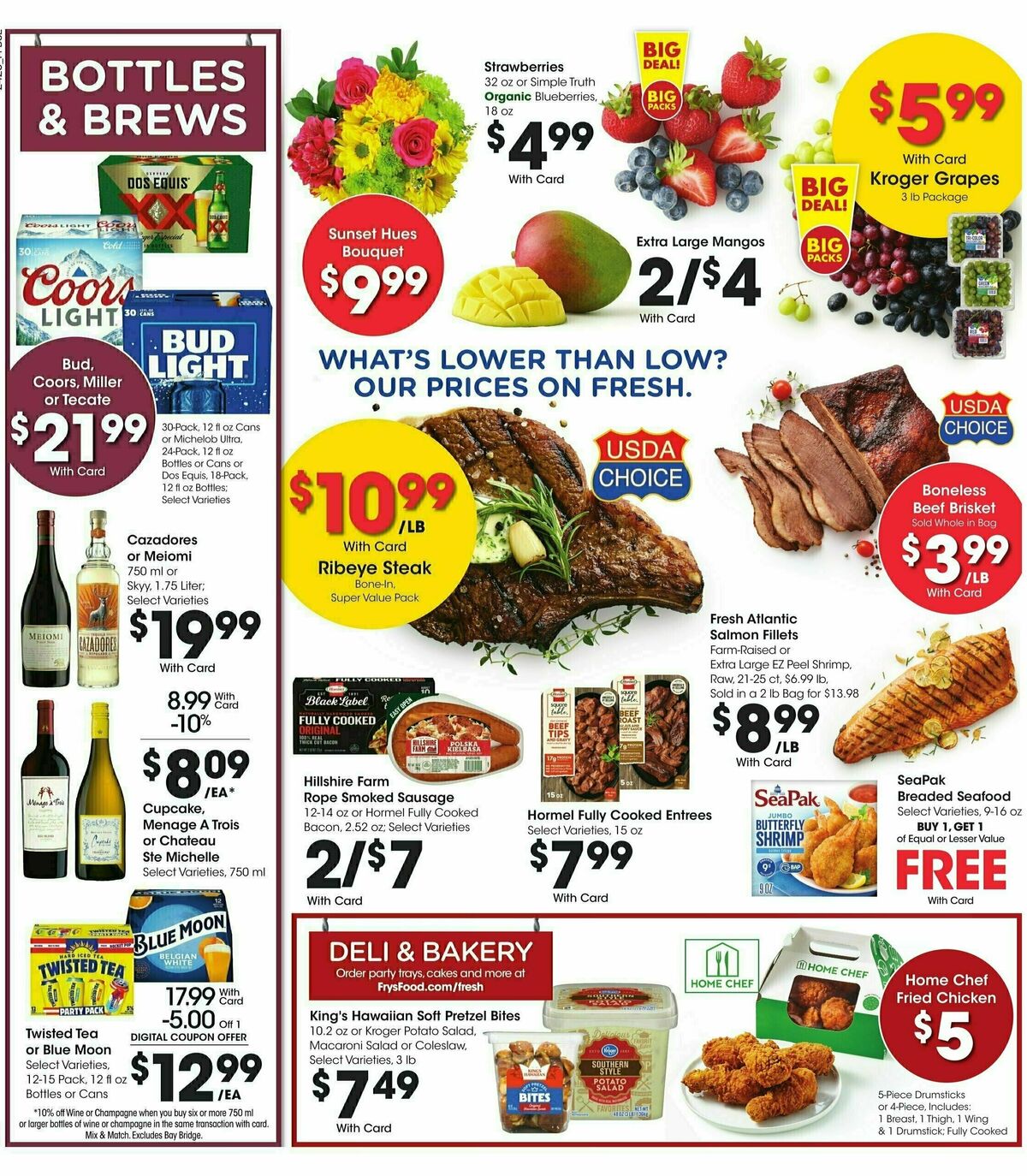 Fry's Food Weekly Ad from July 24