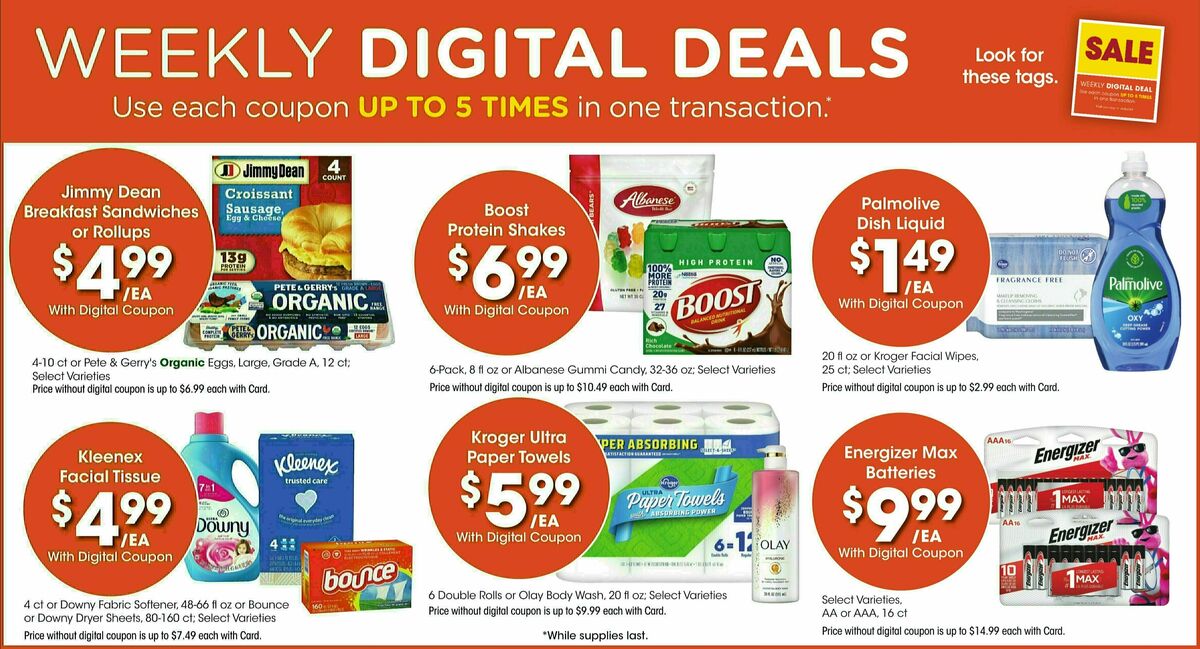 Fry's Food Weekly Ad from July 24