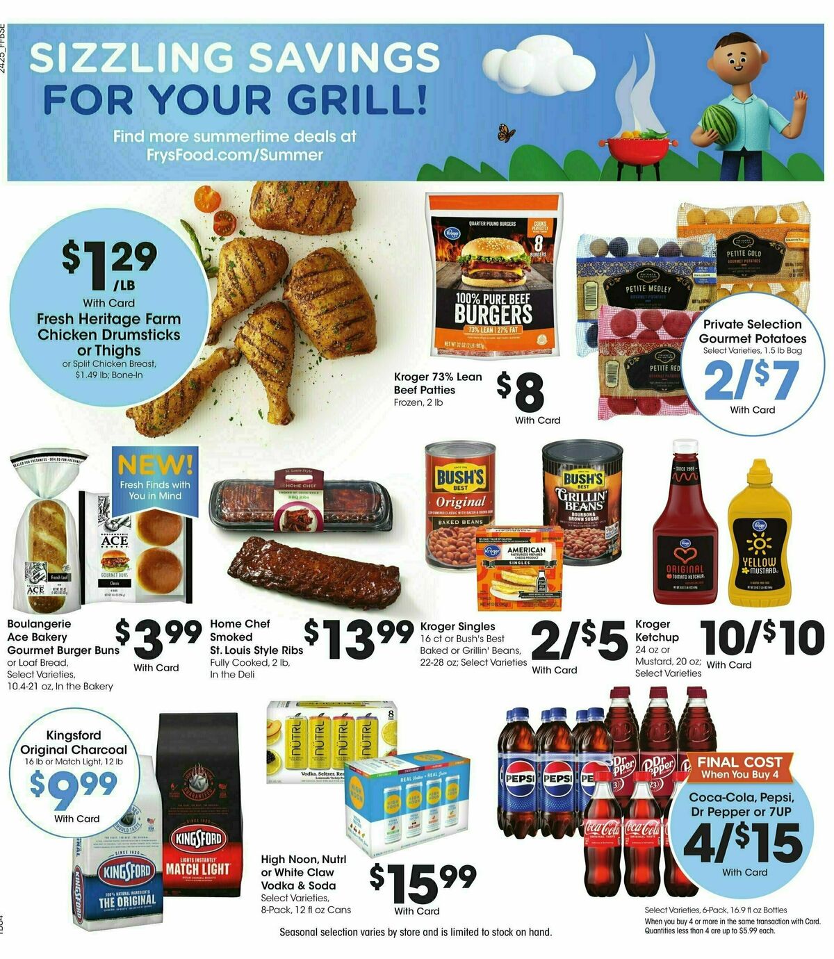 Fry's Food Weekly Ad from July 24