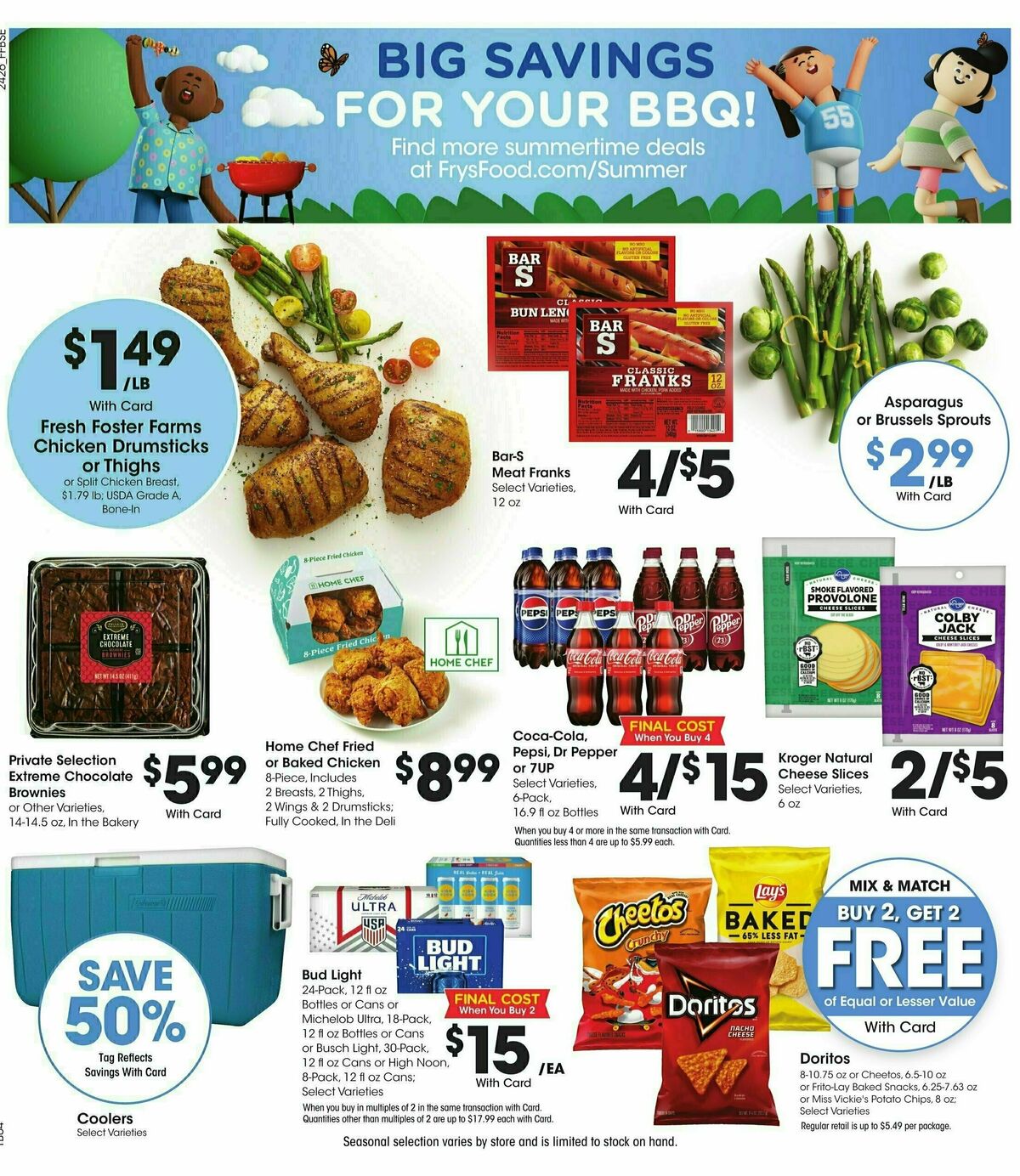 Fry's Food Weekly Ad from July 31