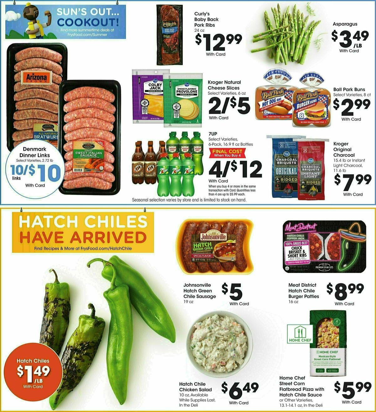 Fry's Food Weekly Ad from August 7