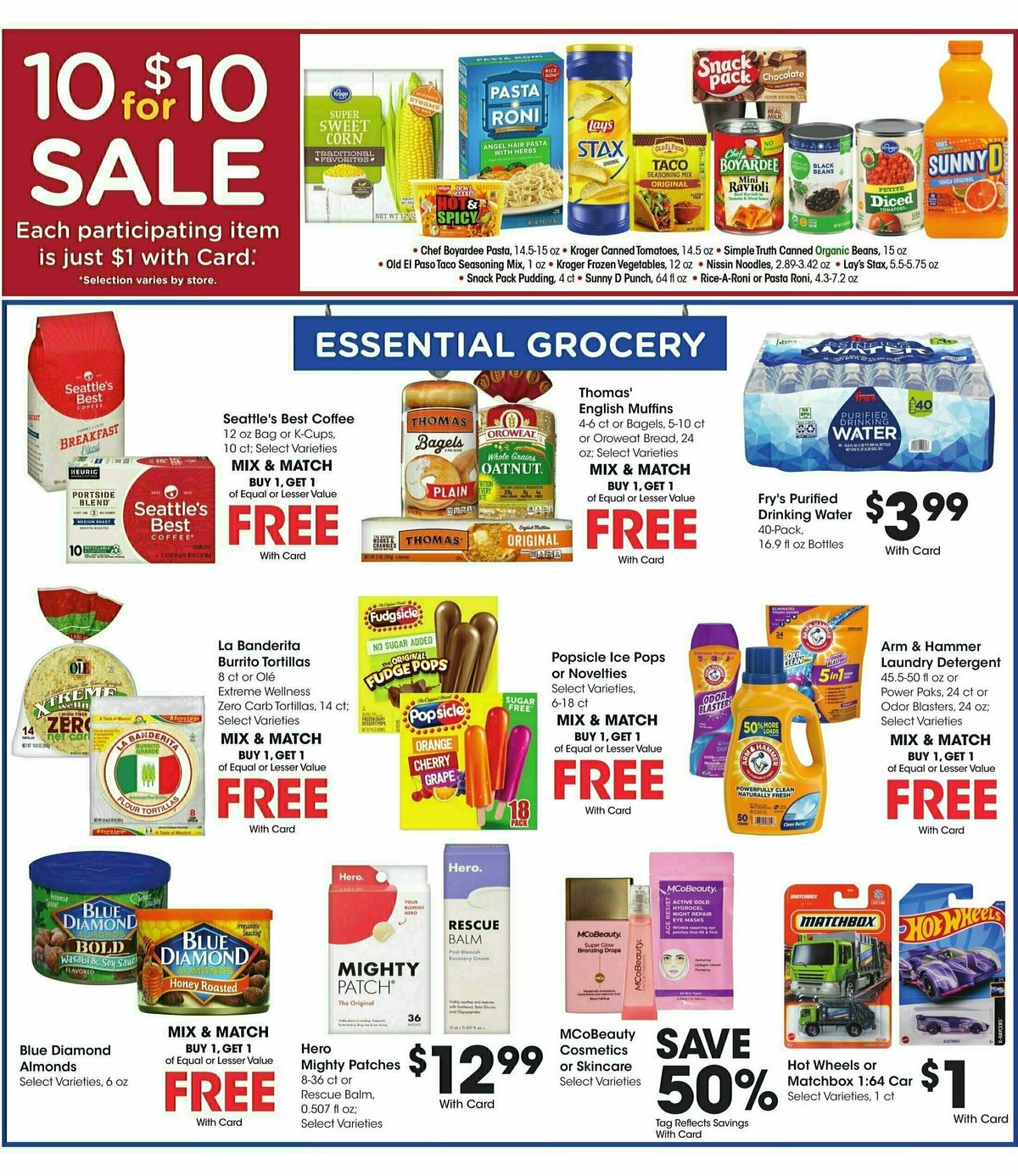 Fry's Food Weekly Ad from August 7