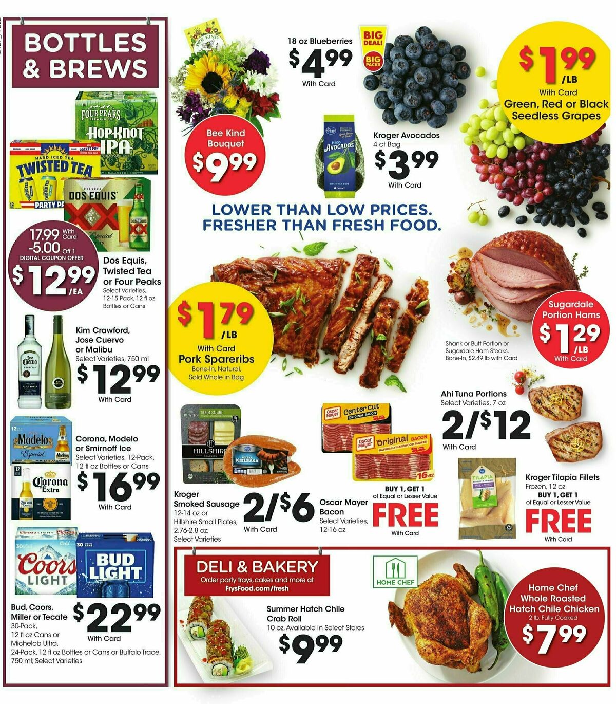 Fry's Food Weekly Ad from August 7