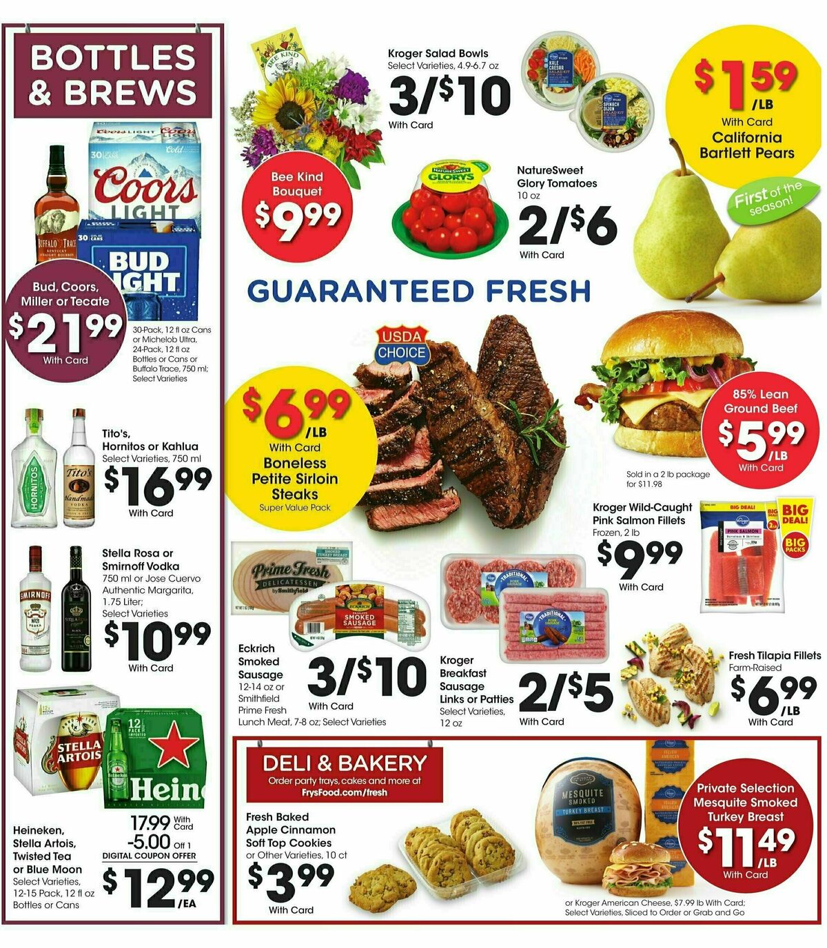 Fry's Food Weekly Ad from August 14