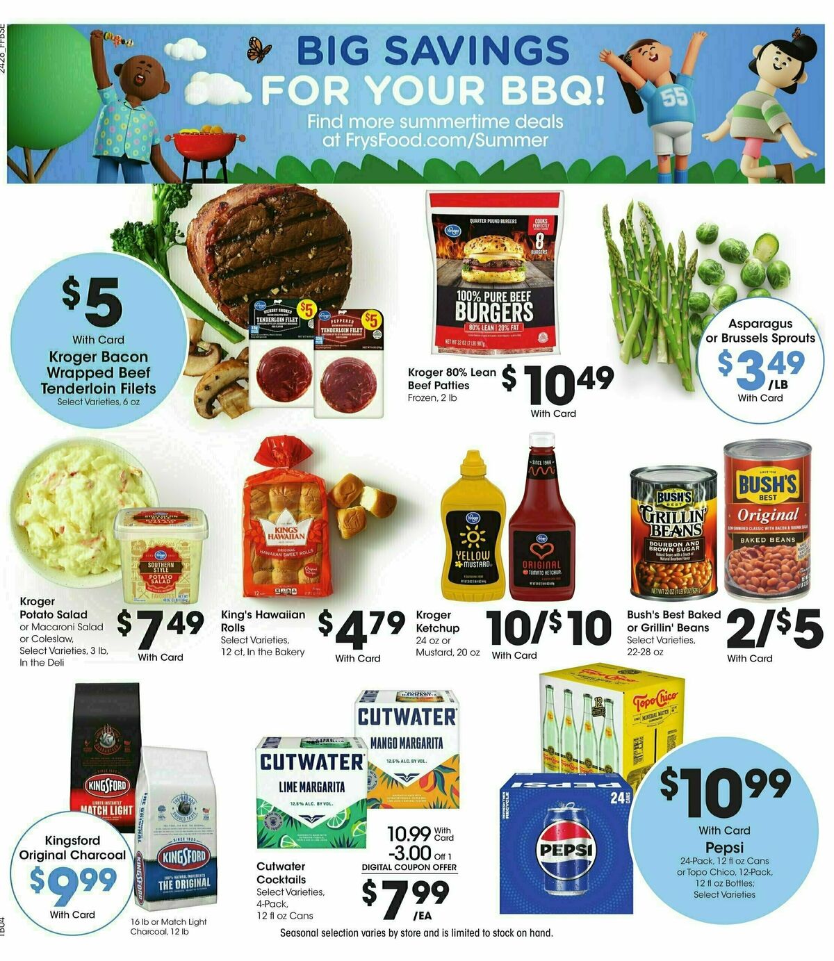 Fry's Food Weekly Ad from August 14