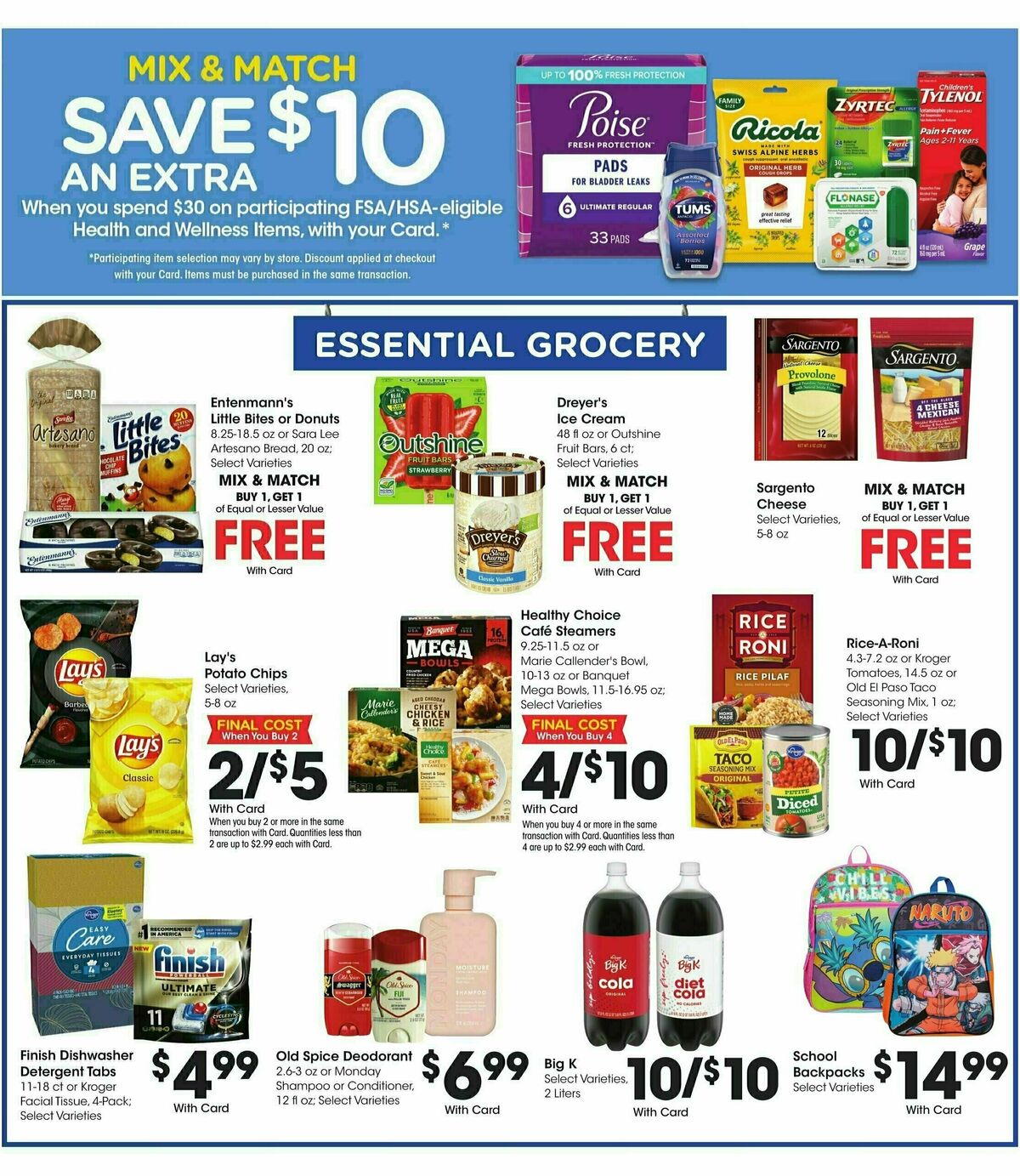 Fry's Food Weekly Ad from August 14