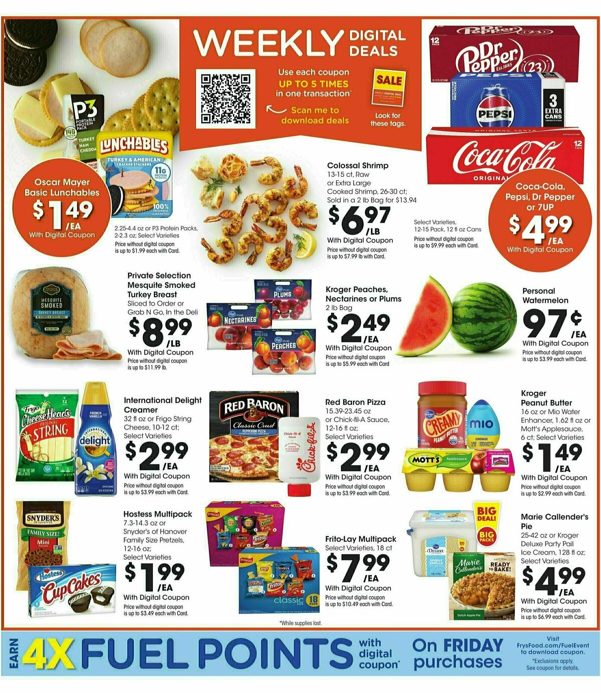 Fry's Food Weekly Ad from August 21