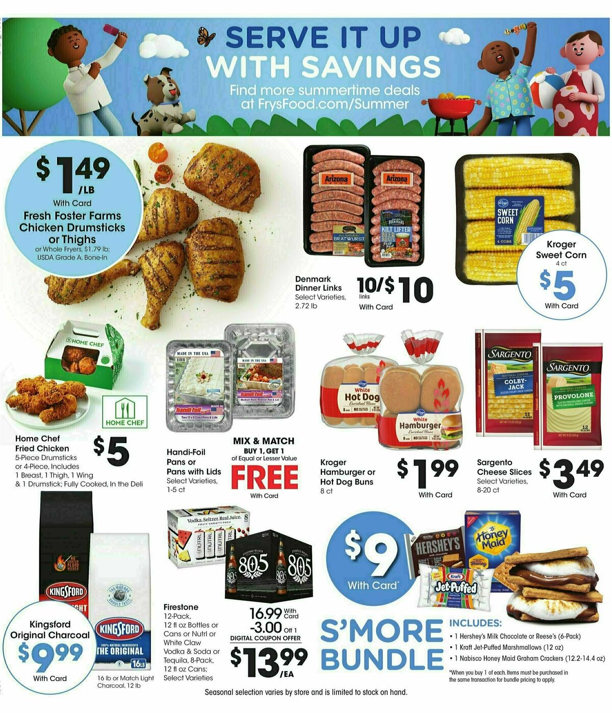 Fry's Food Weekly Ad from August 21