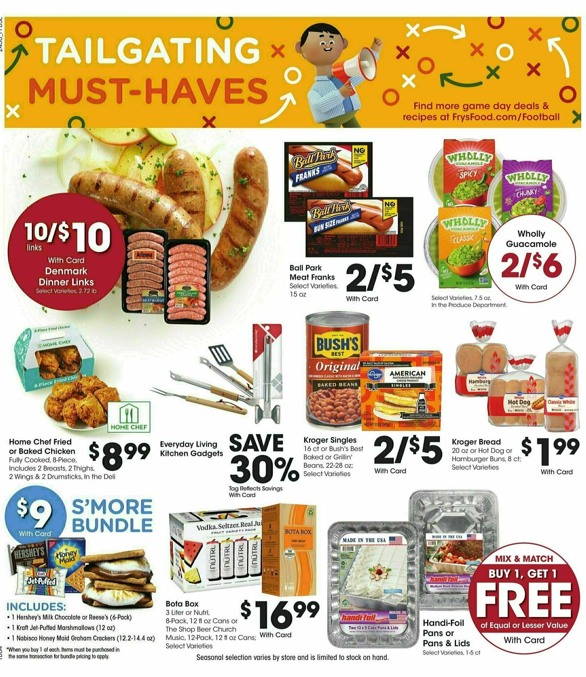 Fry's Food Weekly Ad from August 28