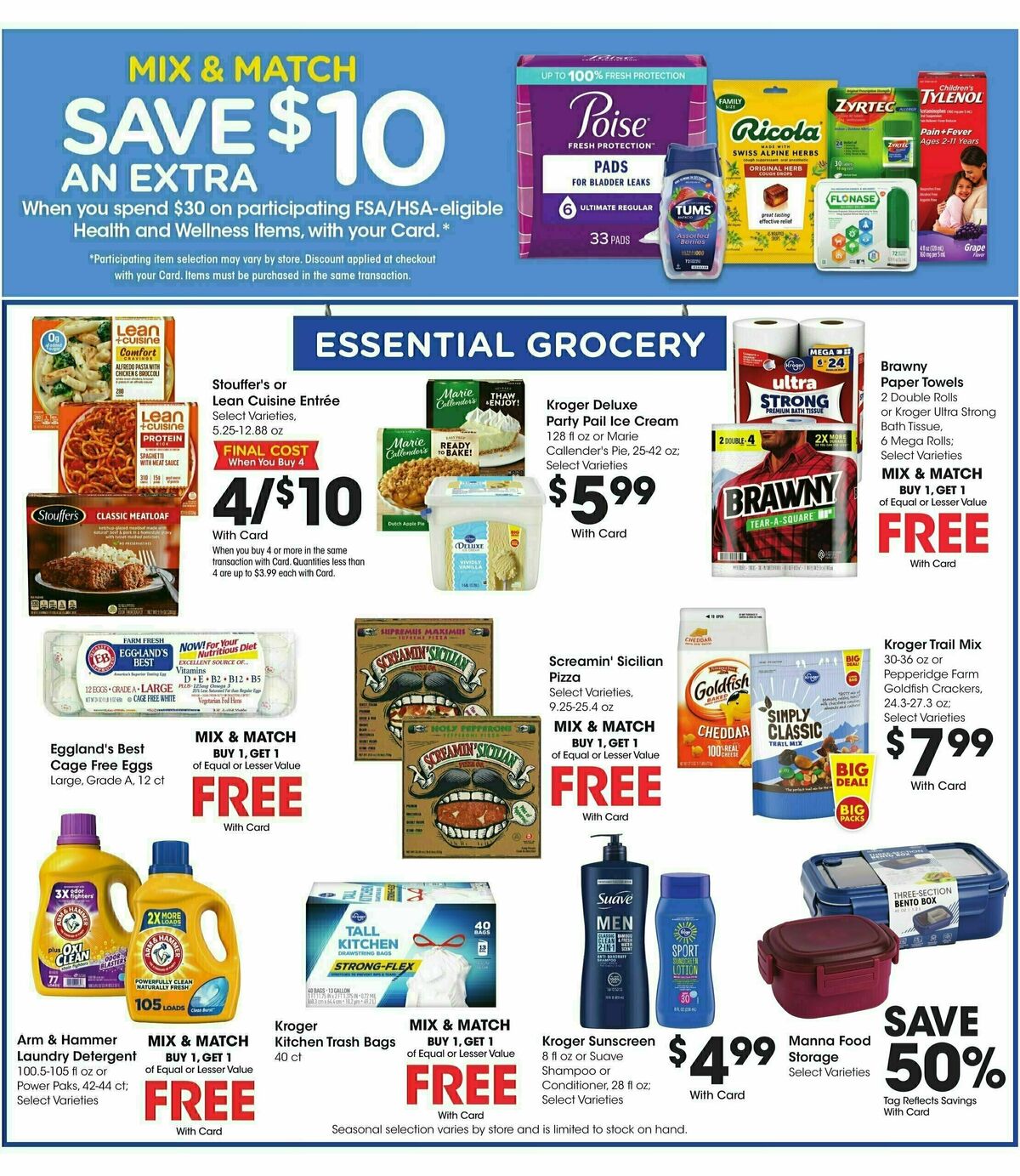 Fry's Food Weekly Ad from August 28