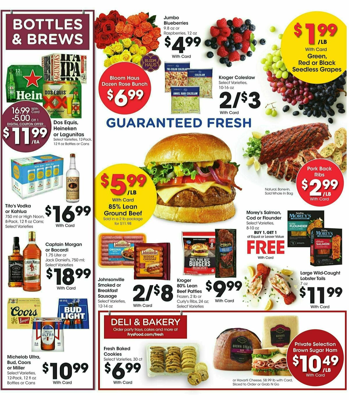 Fry's Food Weekly Ad from August 28