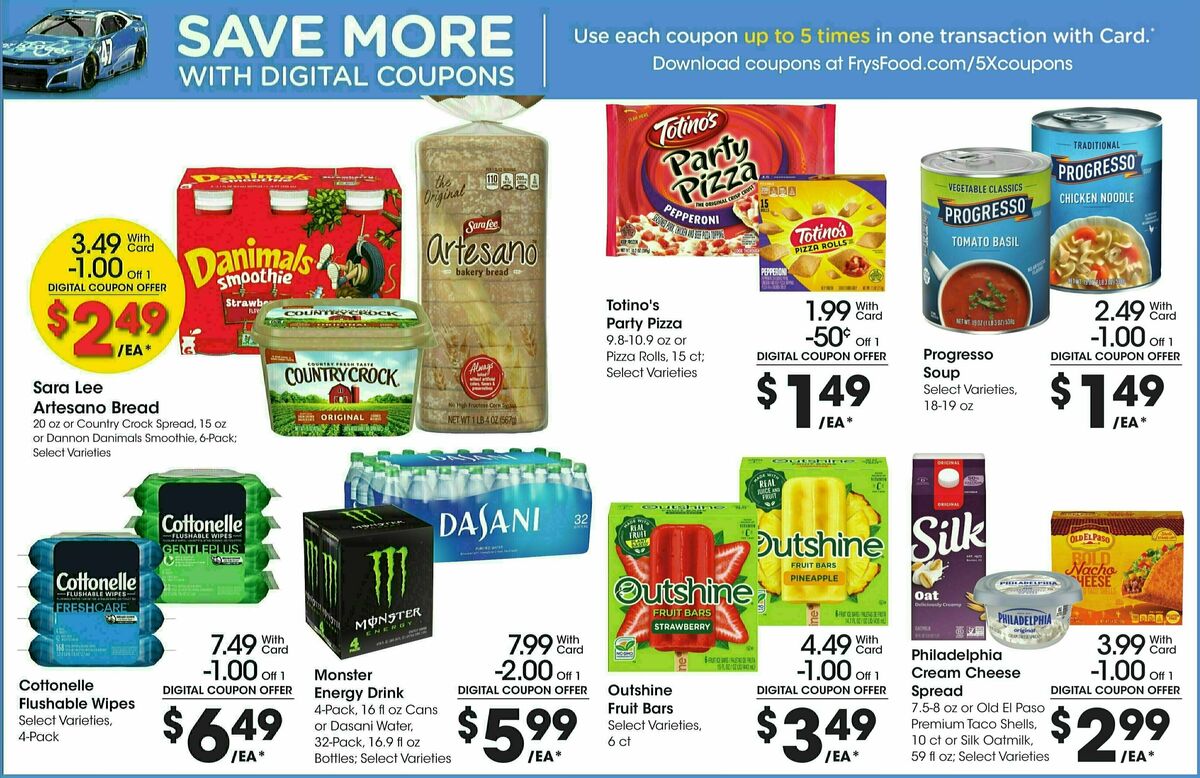 Fry's Food Weekly Ad from September 4