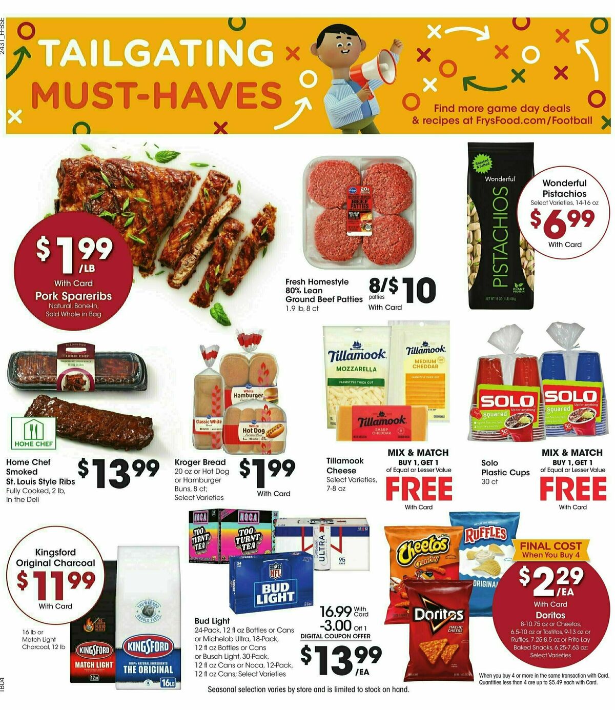 Fry's Food Weekly Ad from September 4